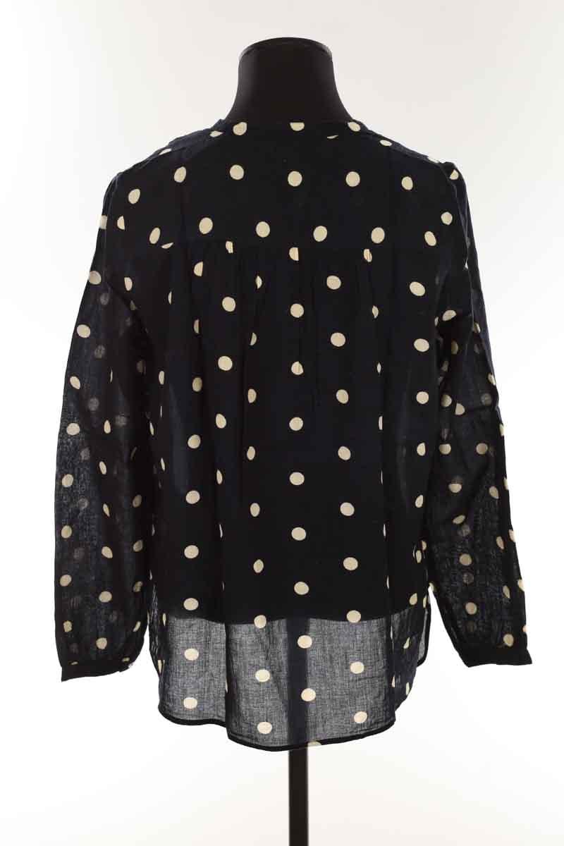 Cotton blouse LAURENCE BRAS - Seconde Main Black