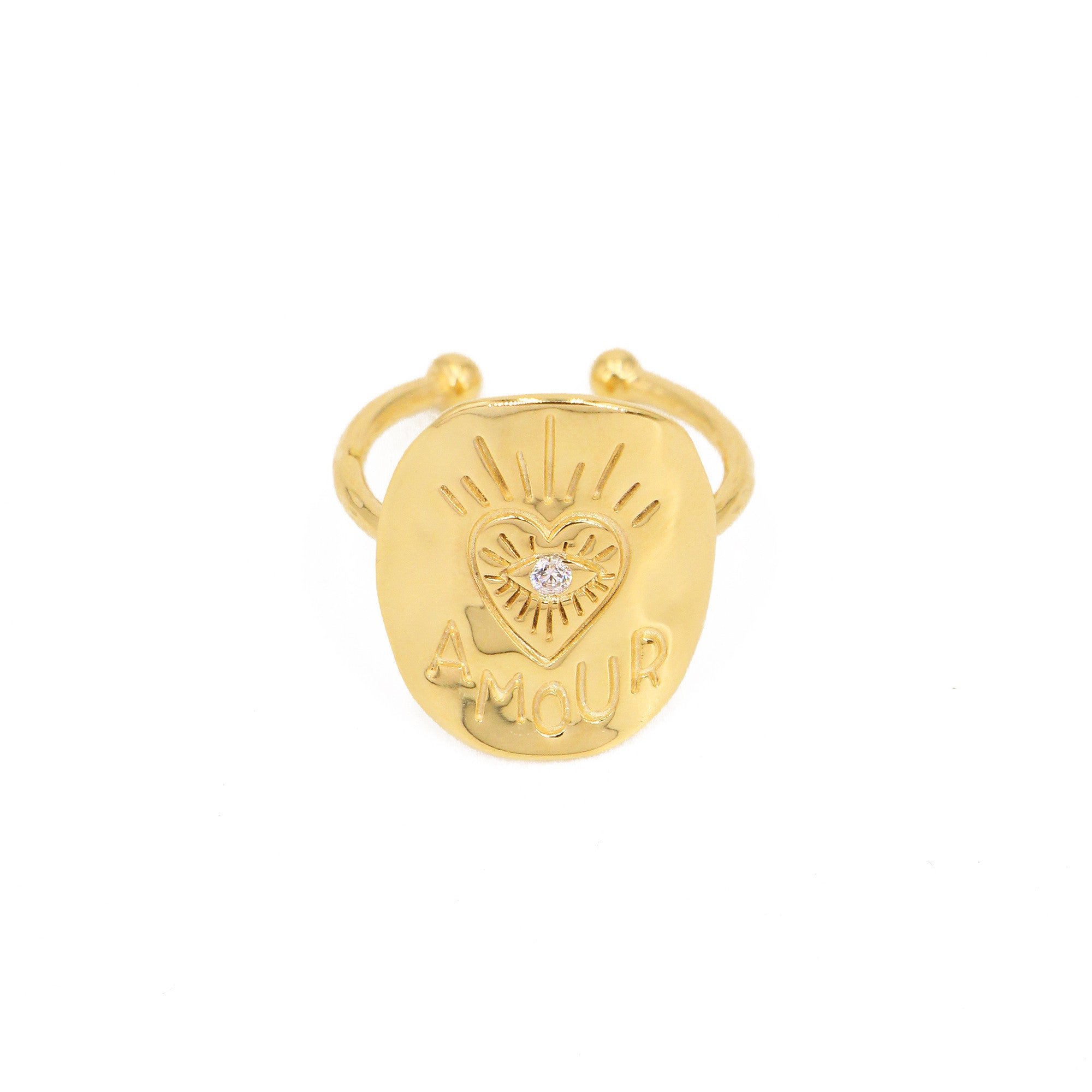 Golden Love Ring NILAI Golden