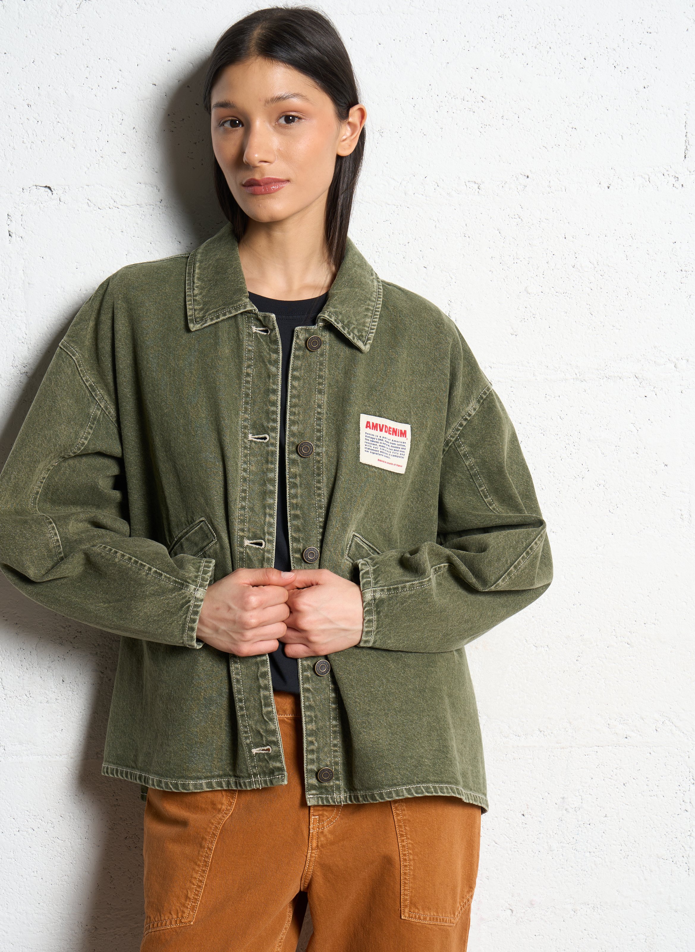 Denim jacket AMERICAN VINTAGE Green