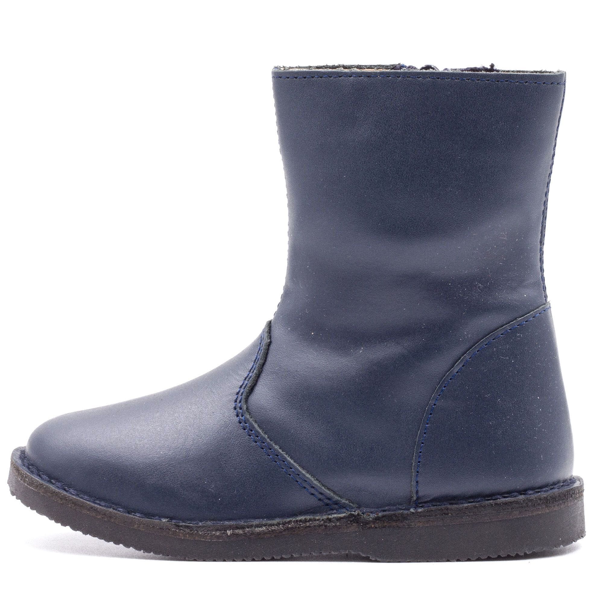 Baby fur-lined boots Boni & Sidonie Blue