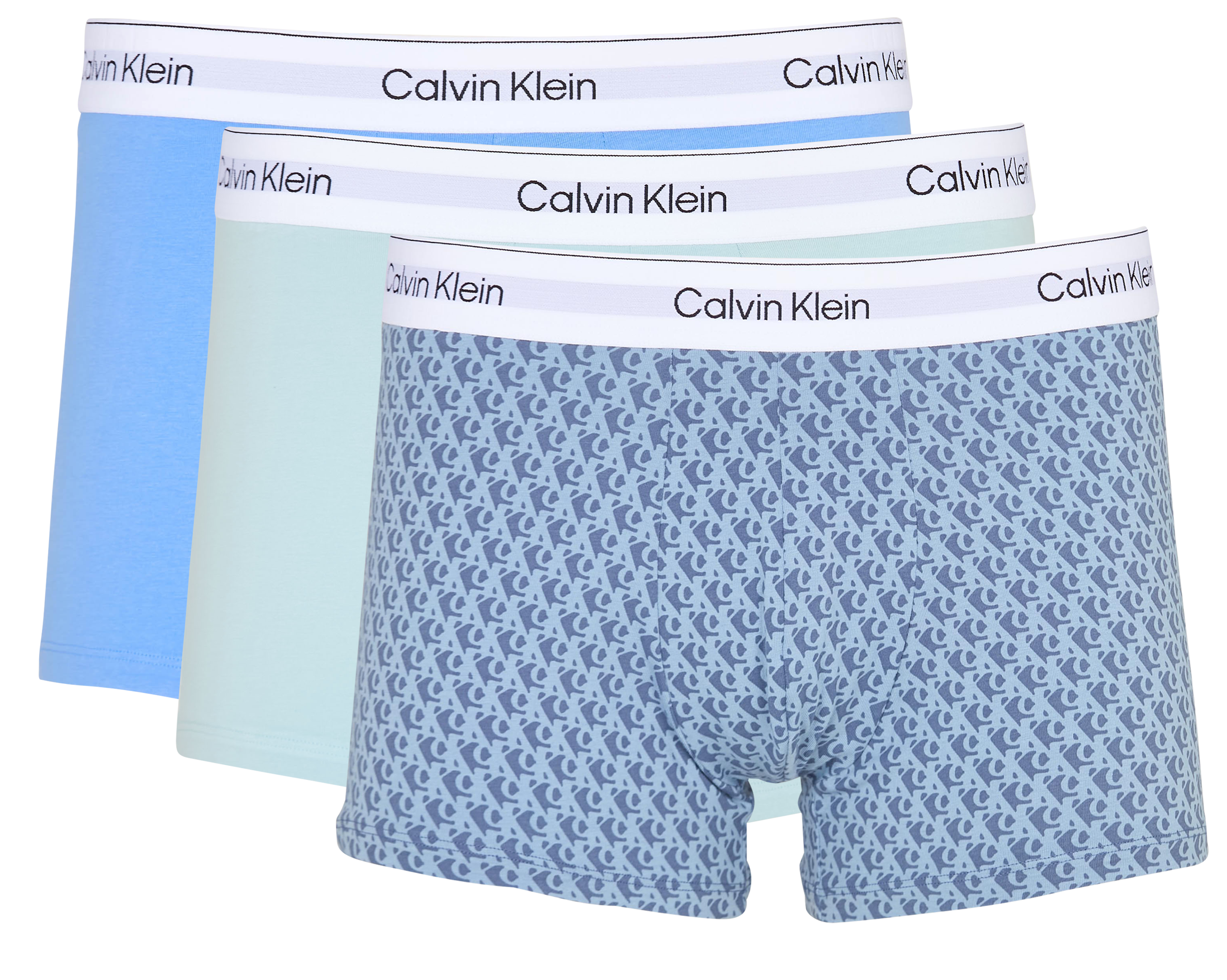 Lot de 3 boxers en coton mélangé  CALVIN KLEIN UNDERWEAR Bleu