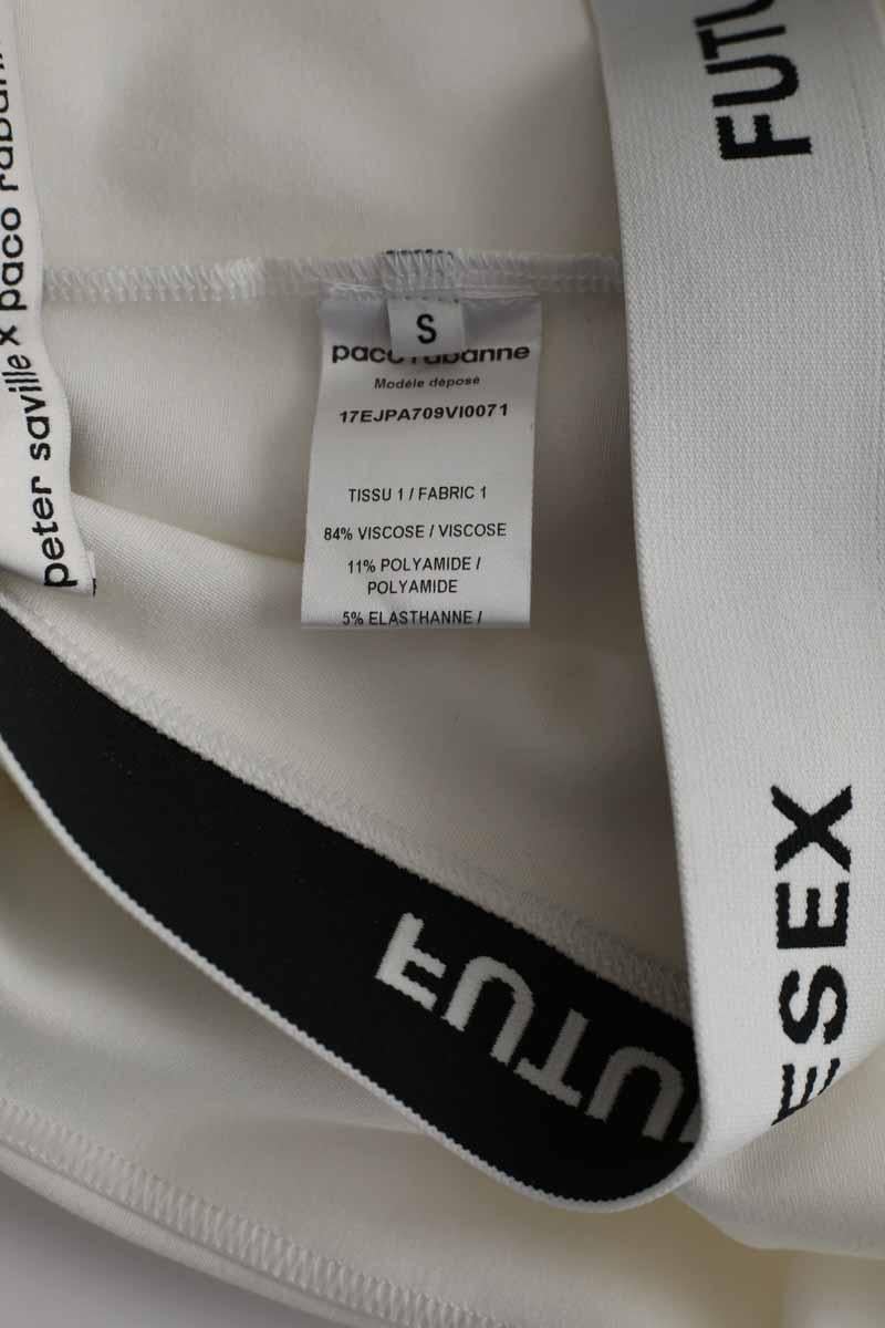 Cotton leggings PACO RABANNE - Seconde Main White