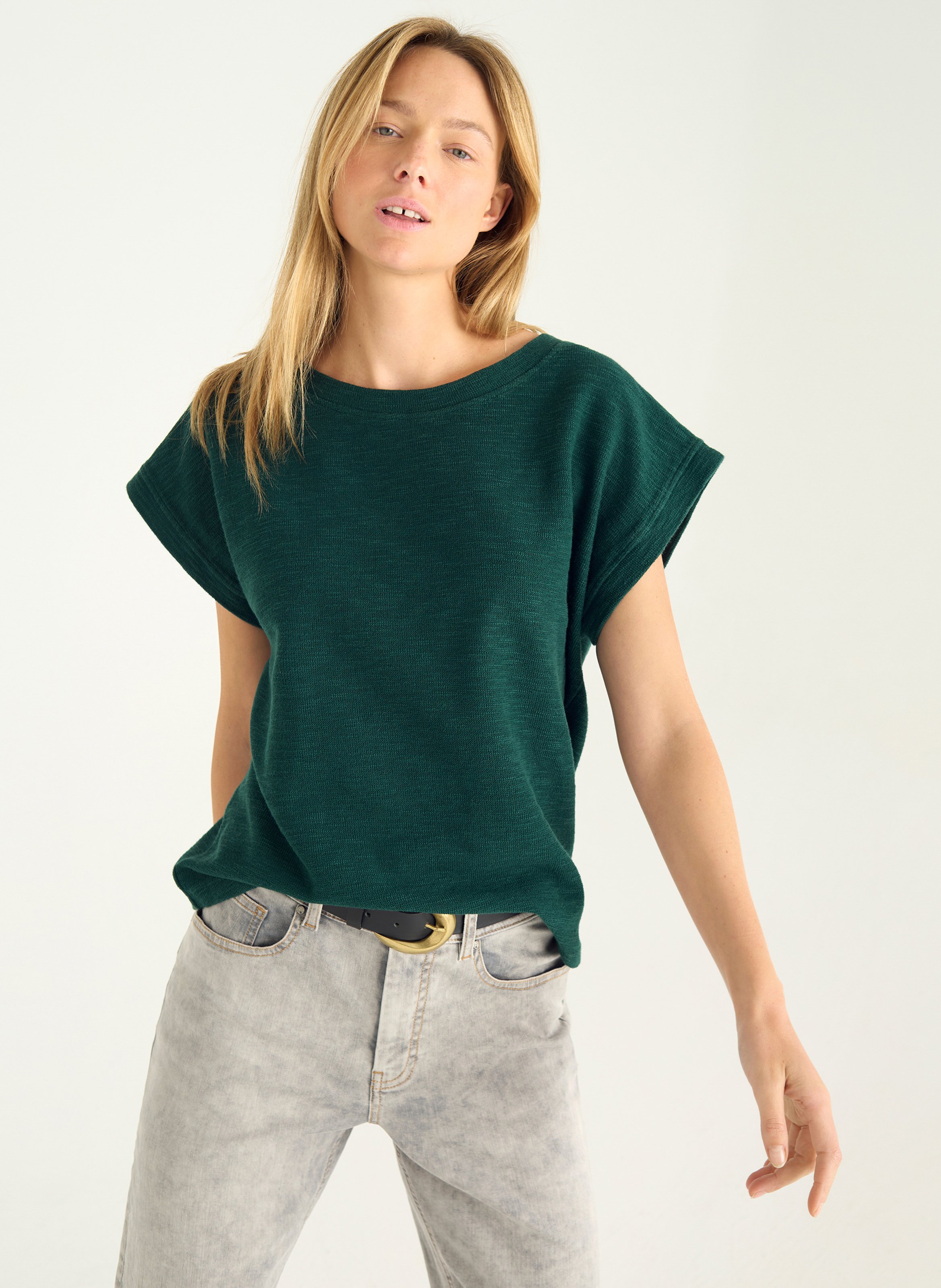 Basic cotton-mix T-shirt ACOTE