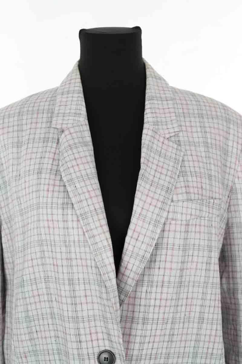 Linen blazer ISABEL MARANT ÉTOILE - SECONDE MAIN Grey