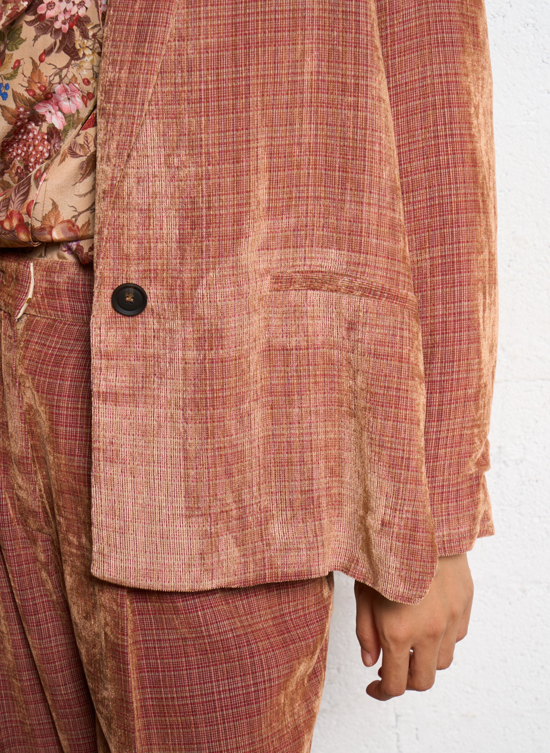 Veste col tailleur  MOMONI Rose