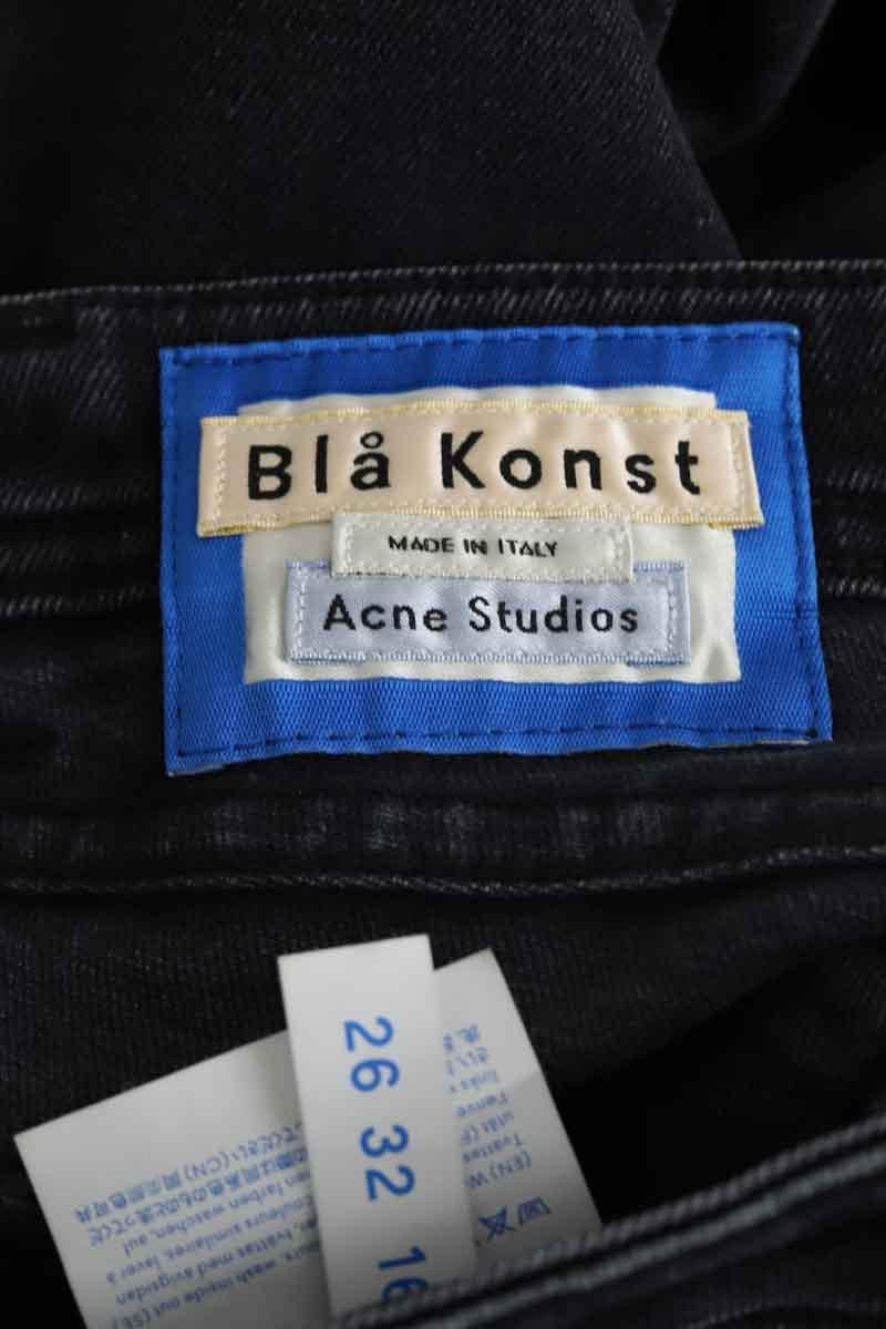 Cotton skinny jeans ACNE STUDIOS - Seconde Main Black