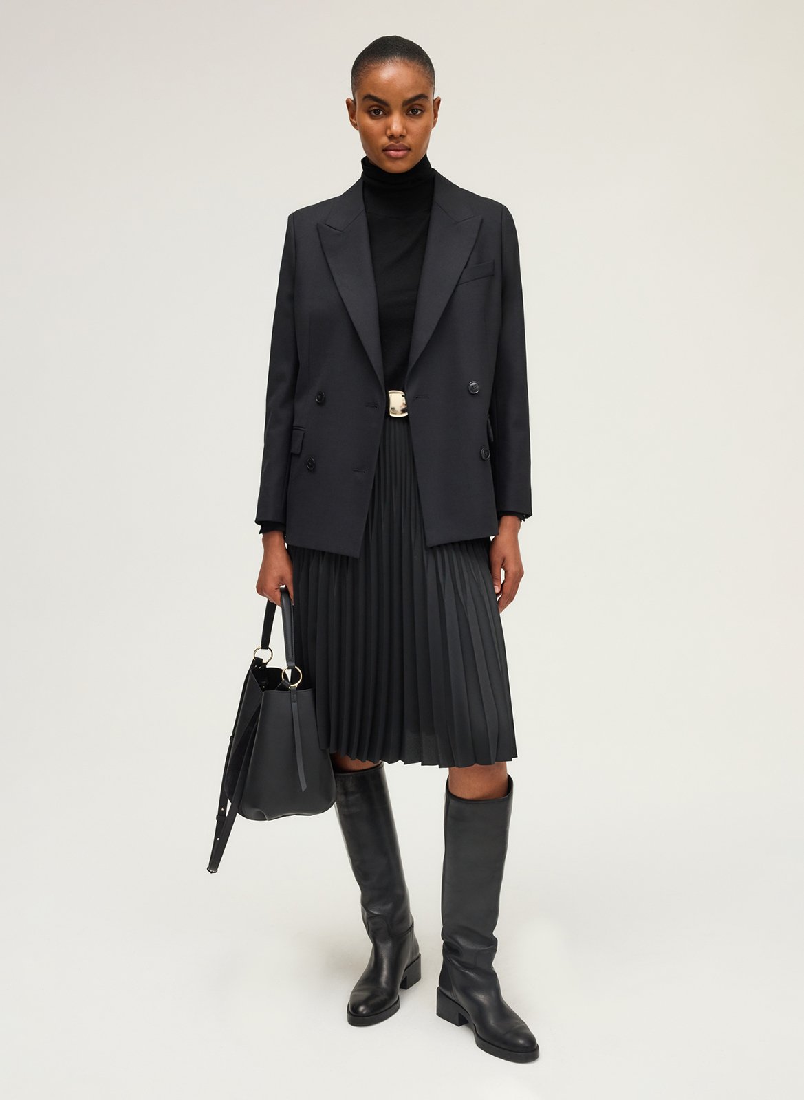 Wool-blend blazer PABLO Black