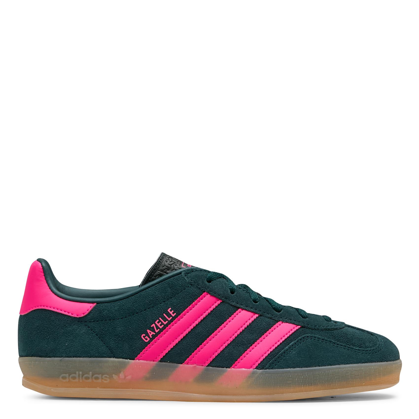 Baskets basses en cuir velours ADIDAS Vert