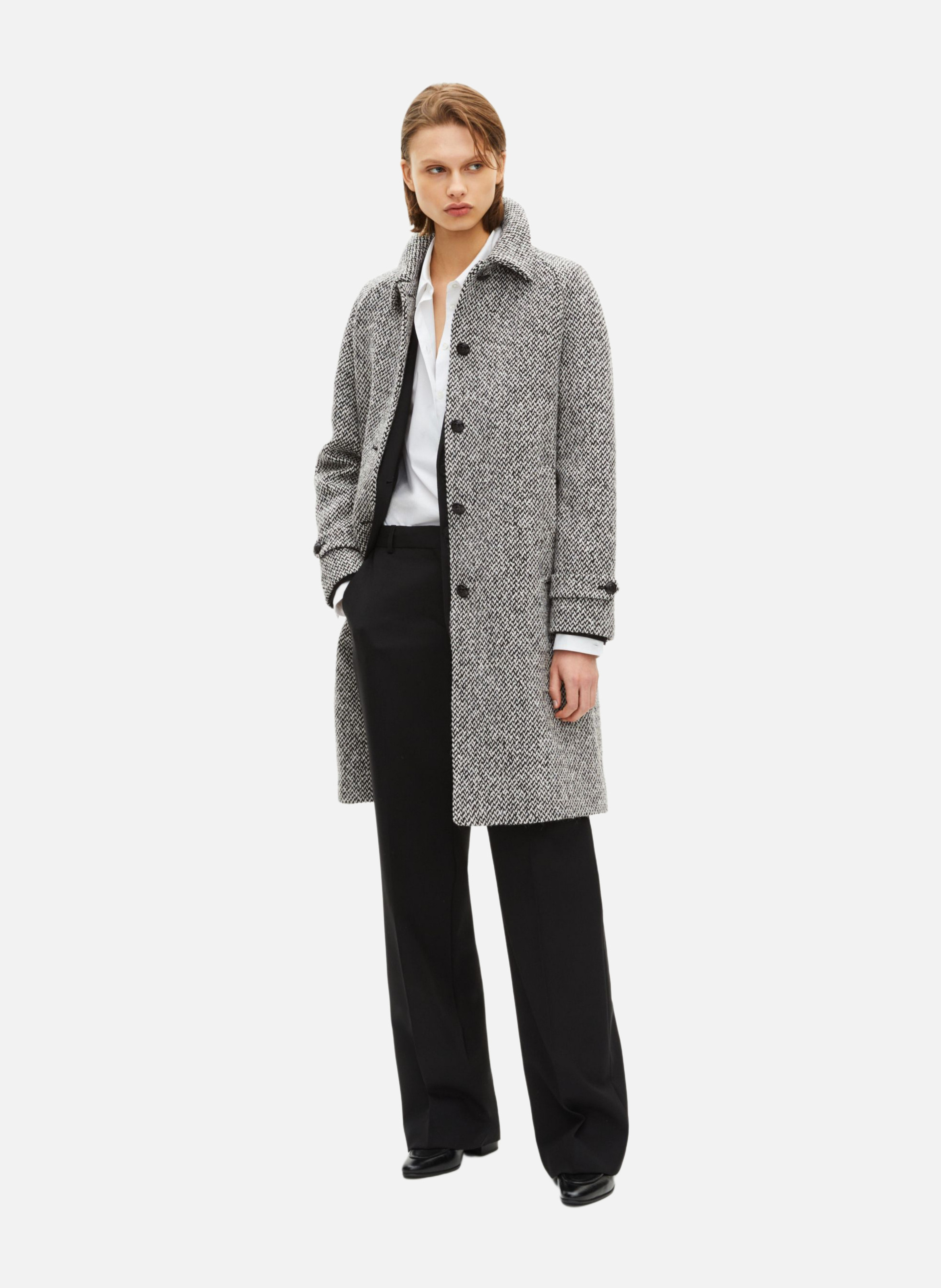 Long coat with graphic pattern THE KOOPLES White