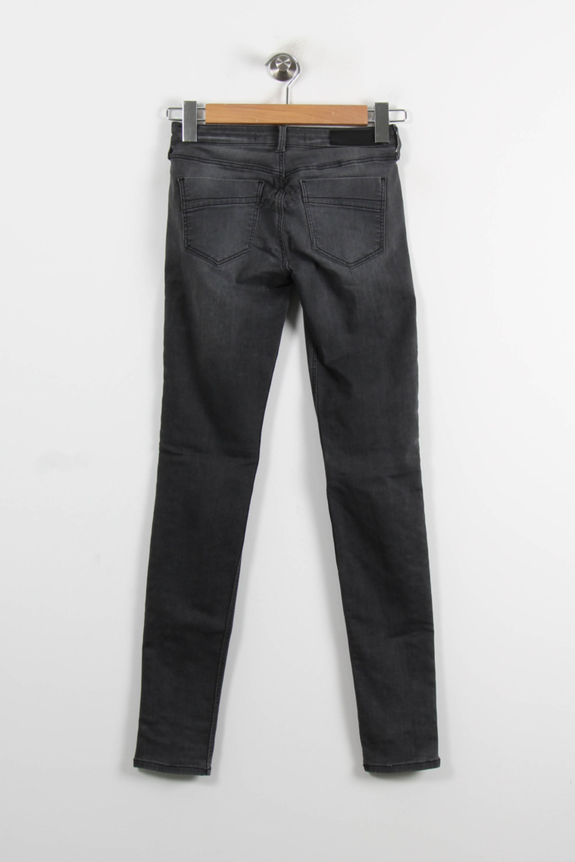 Cropped slim jeans with studs COMPTOIR DES COTONNIERS - Seconde main Grey