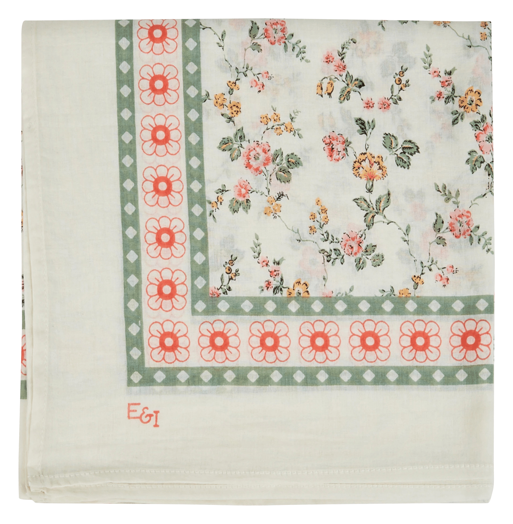 Foulard en coton mélangé EMILE ET IDA Rouge