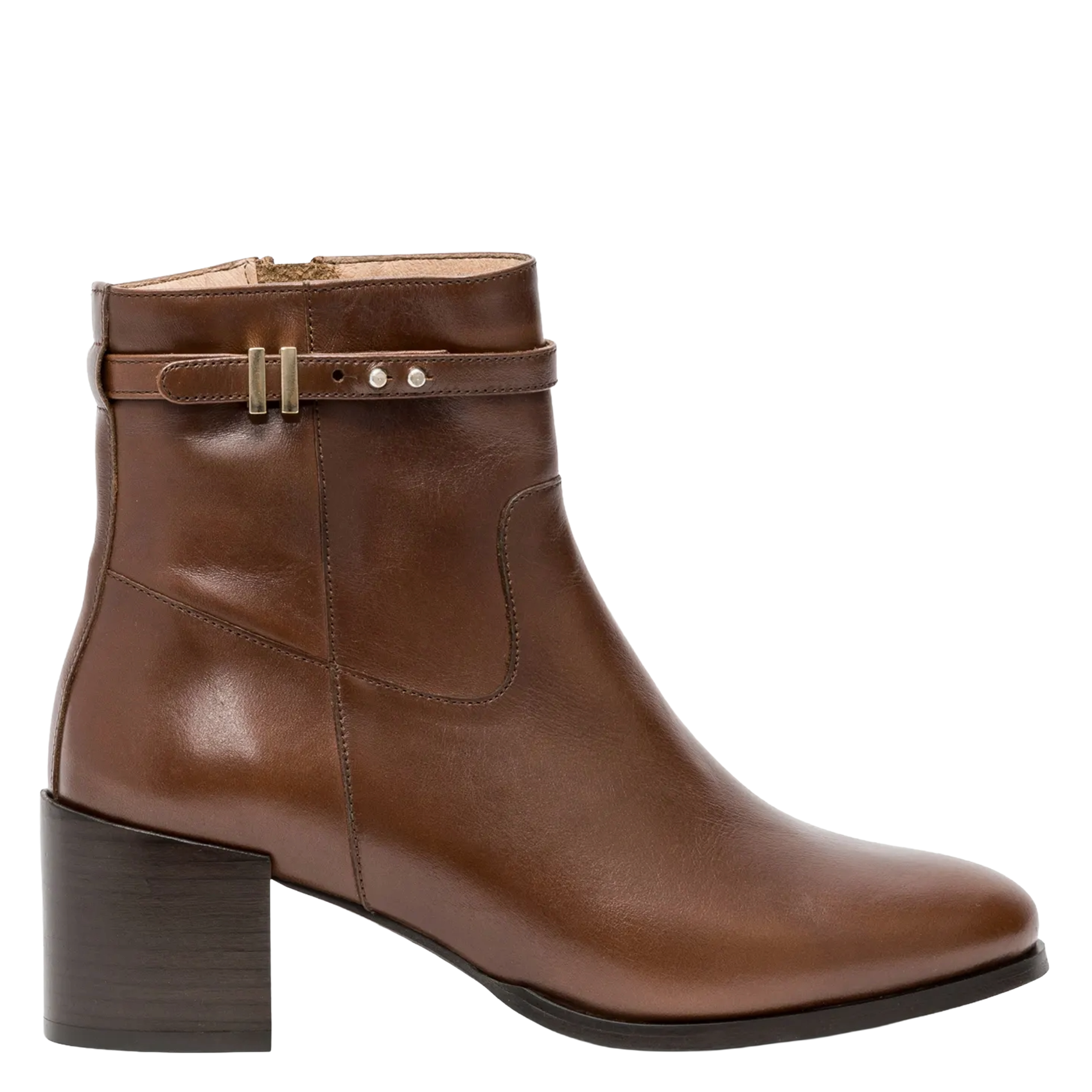 Bottines en cuir BOCAGE Marron