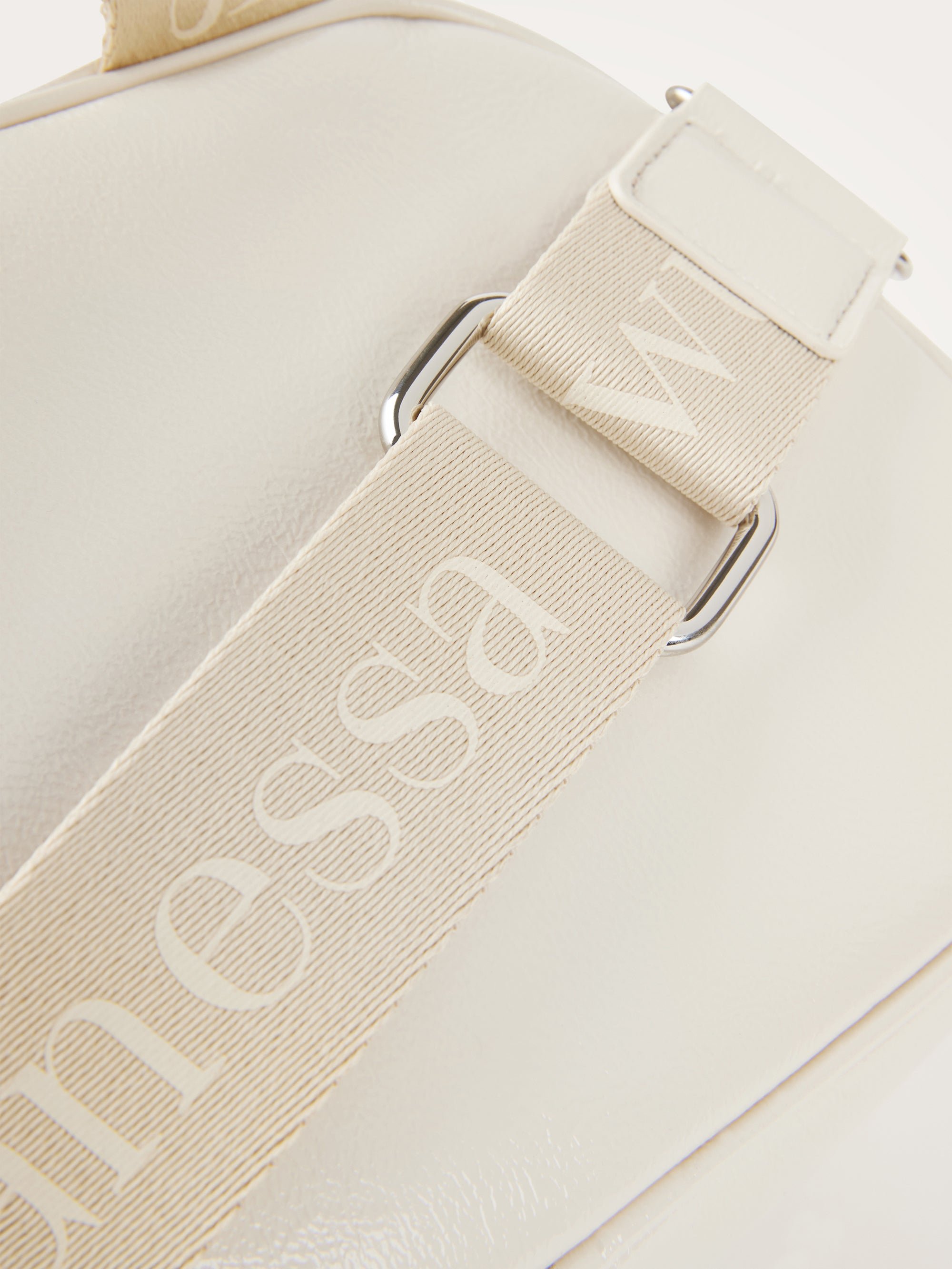 Mini bowling bag with shoulder strap VANESSA WU Beige