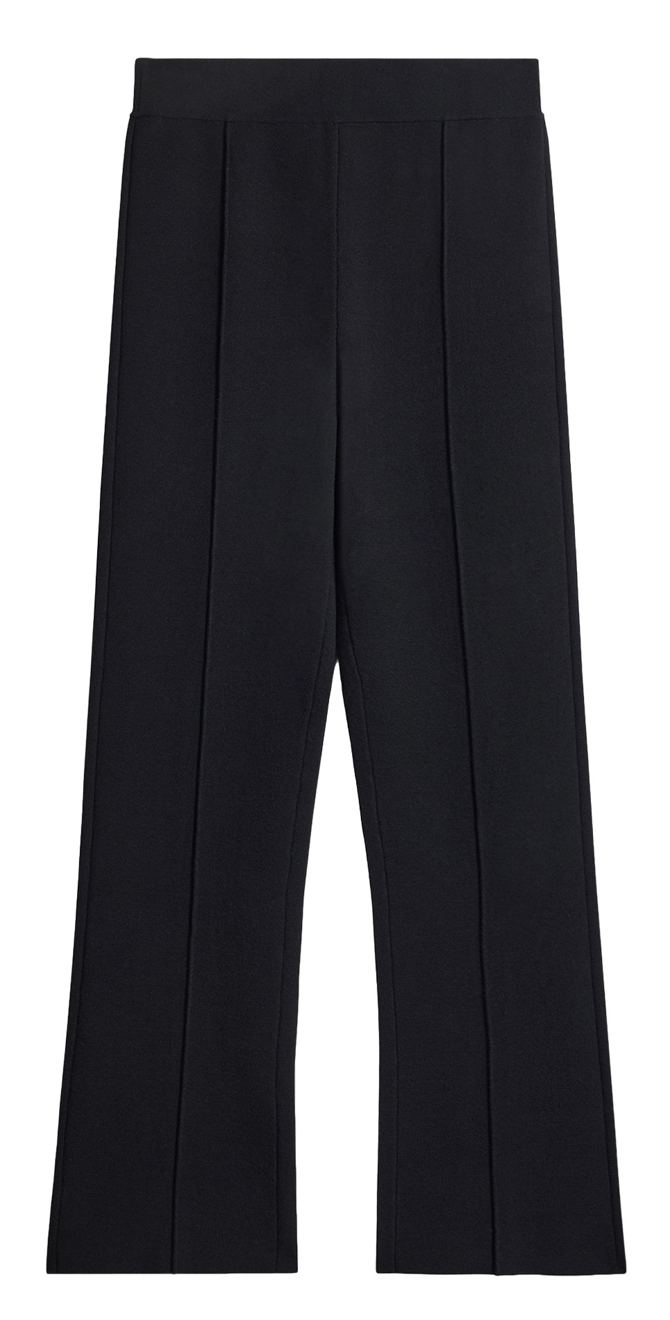 Elasticated bootcut trousers in a solid color VANESSA BRUNO Black