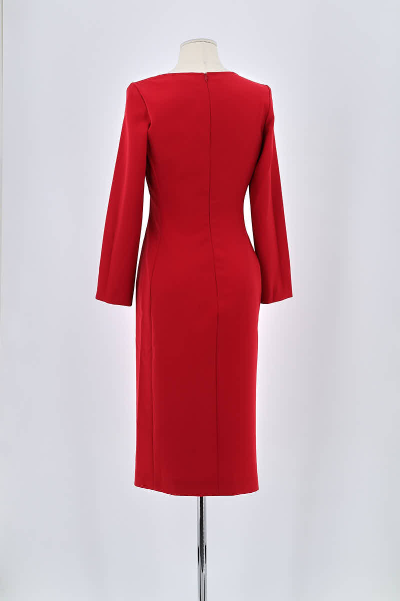 Robe TARA JARMON - Seconde Main Rouge