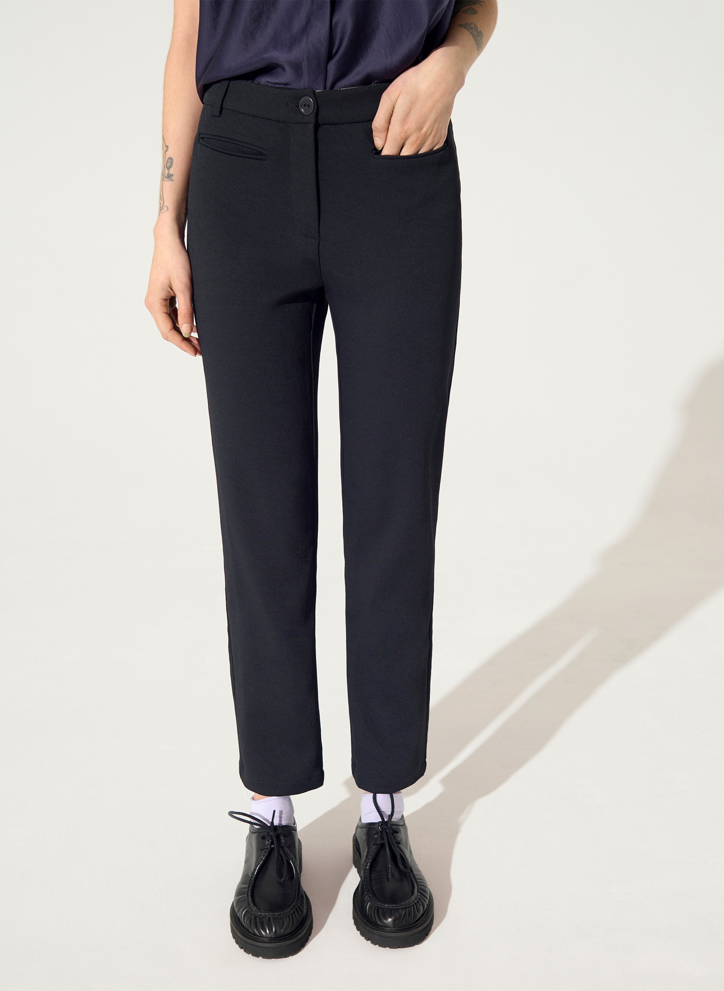 Carrot trousers COTELAC Black