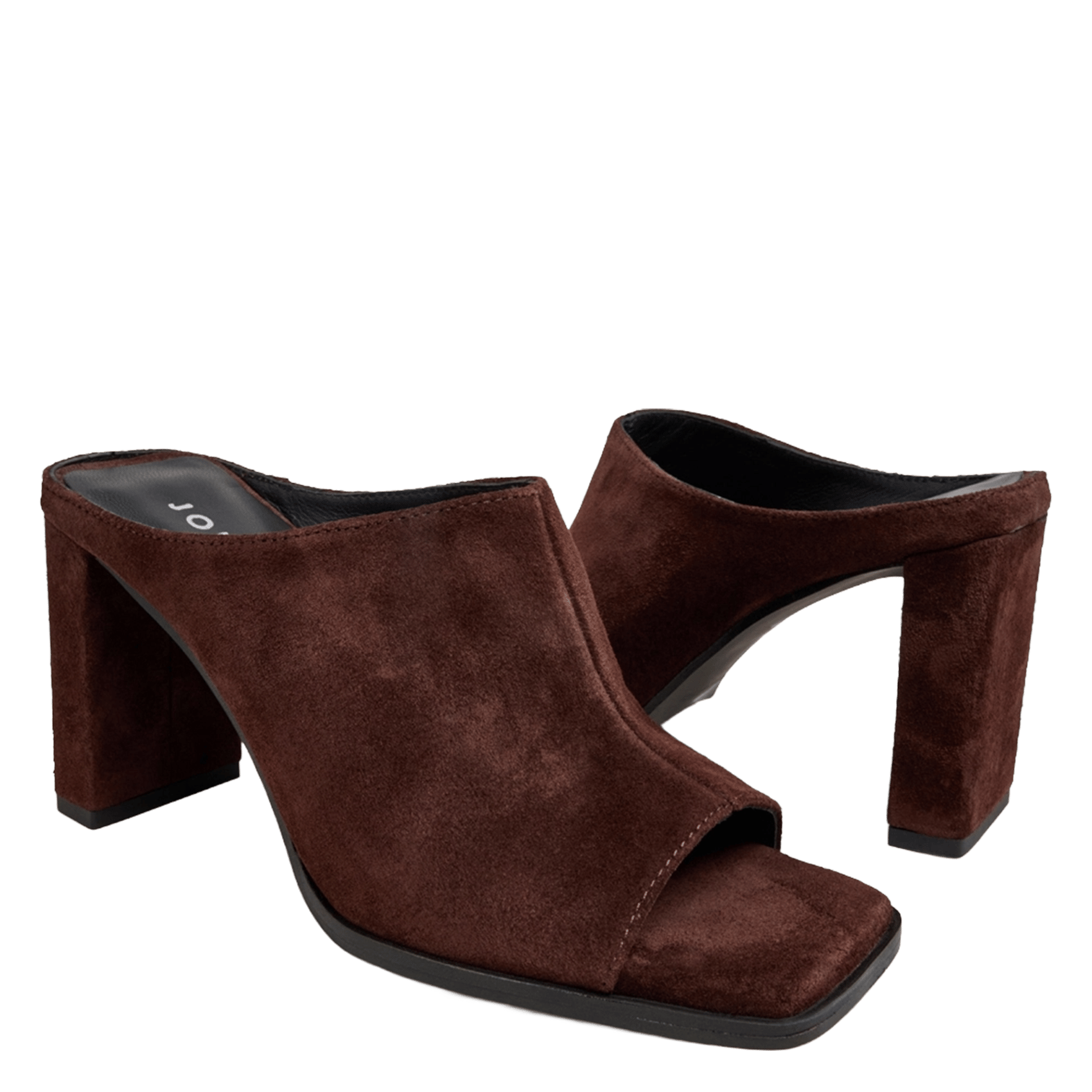 Mules hautes en cuir JONAK Marron