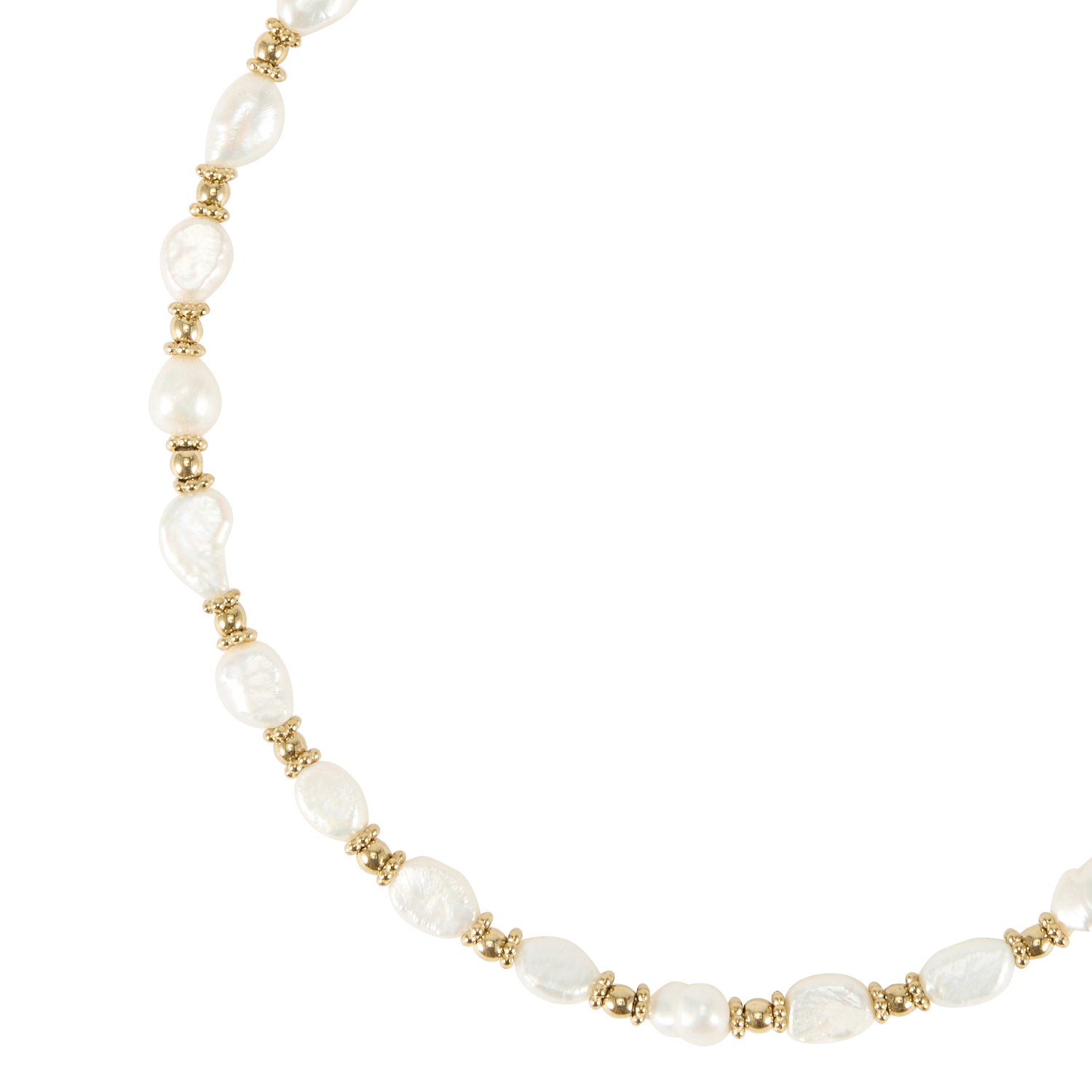 Collier en perles nacre AU PRINTEMPS PARIS Blanc