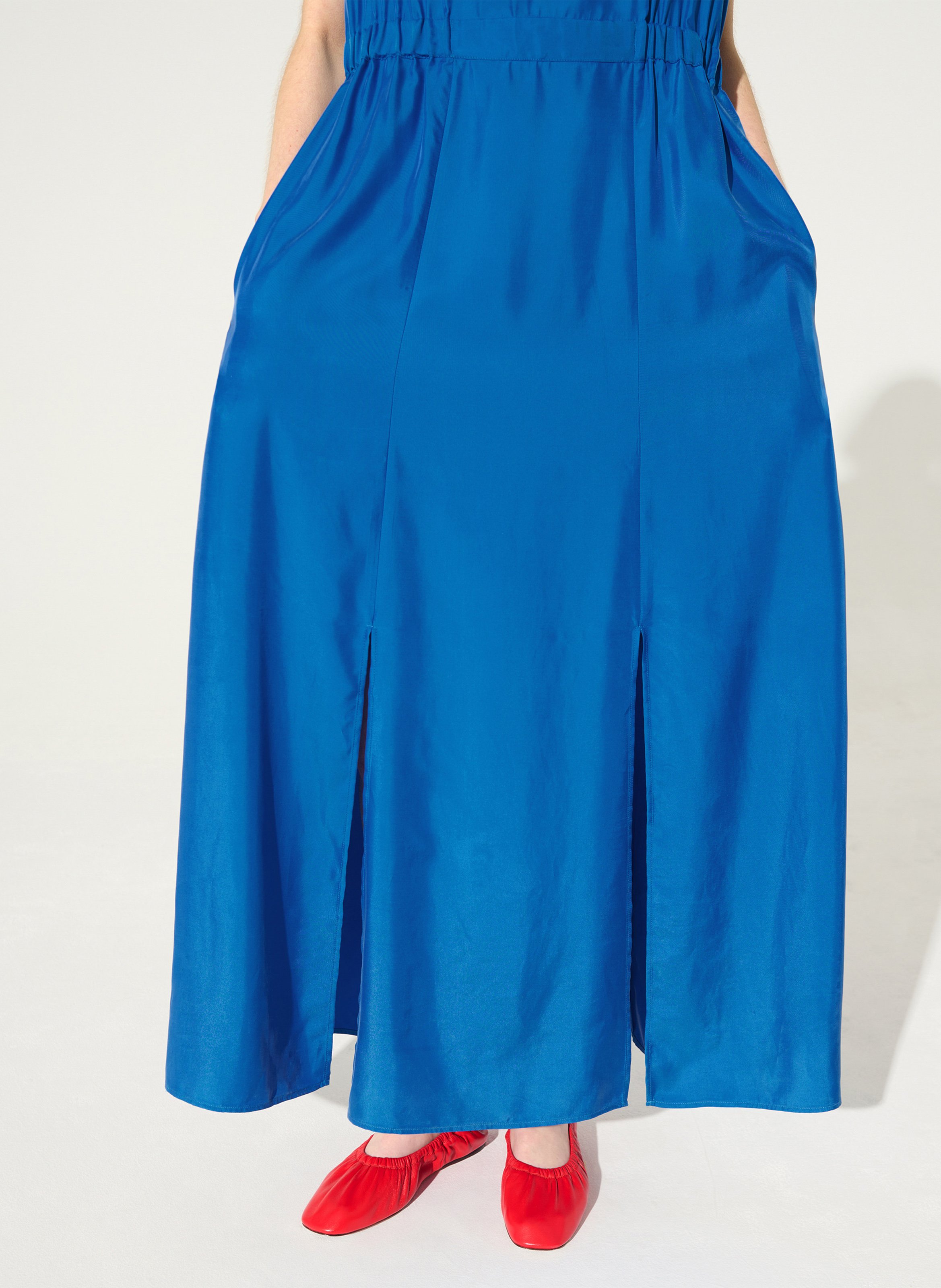 Robe longue droite COTELAC ACOTE Bleu