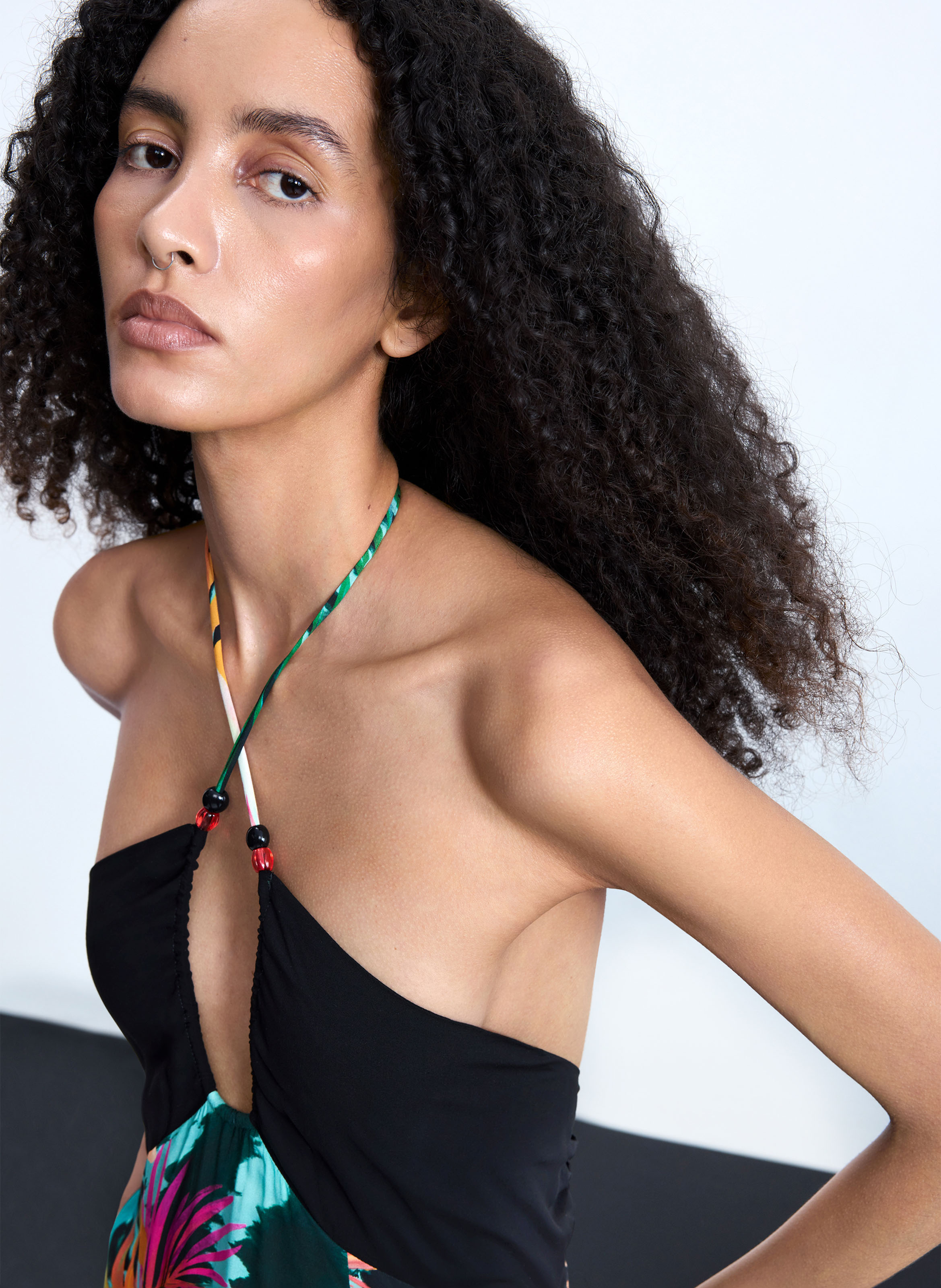 Midi dress DESIGUAL Black