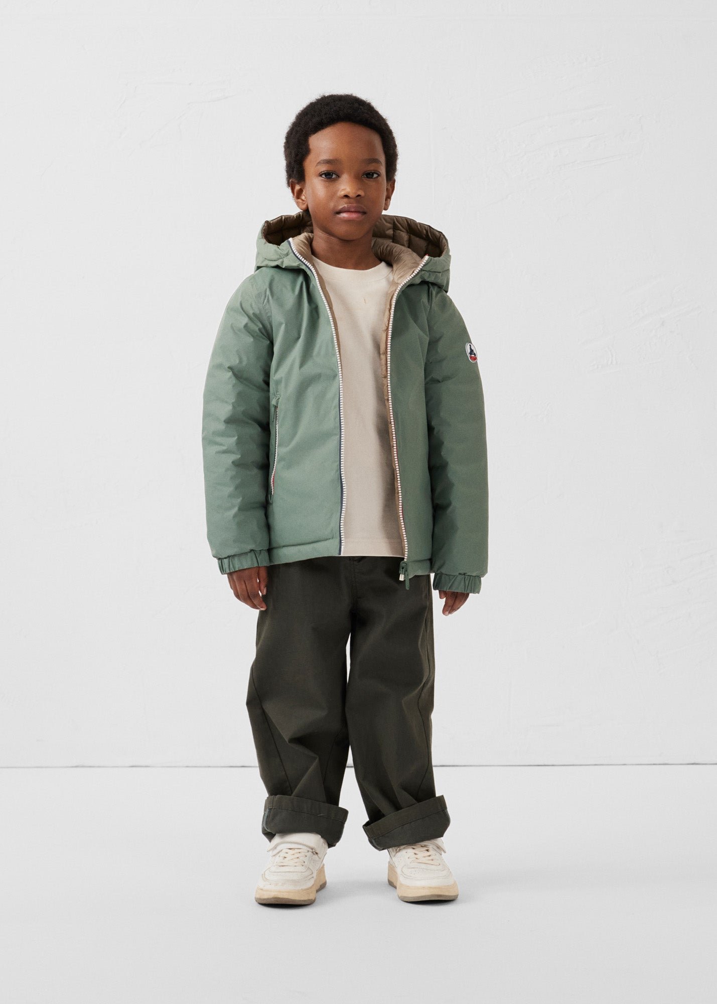 Doudoune enfant réversible sauda JOTT Vert