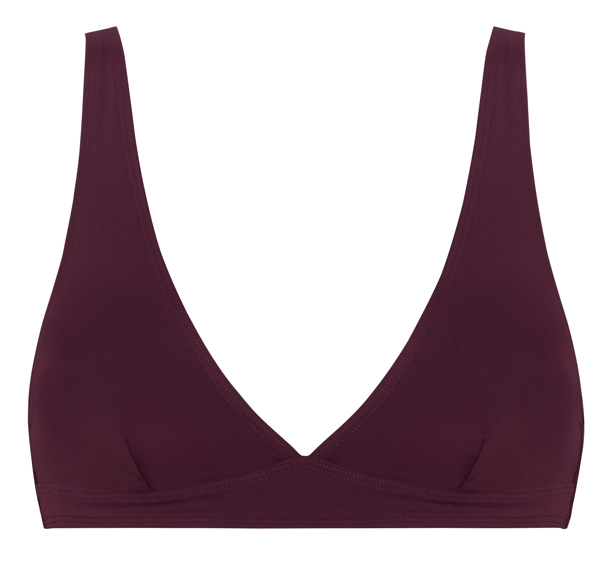 Triangle bikini top DNUD Plums