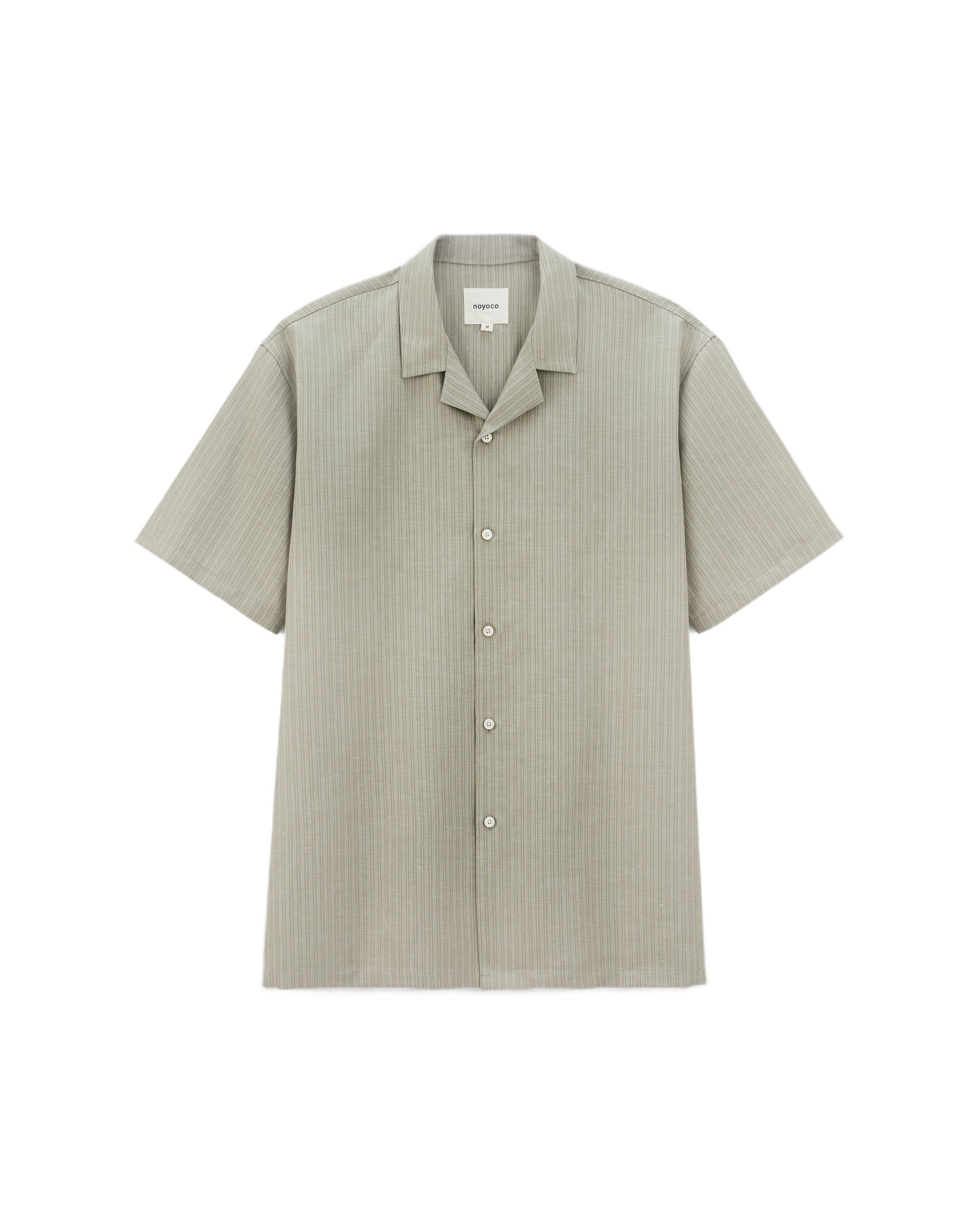 Chemise décontractée orléans beige stripes Noyoco Beige