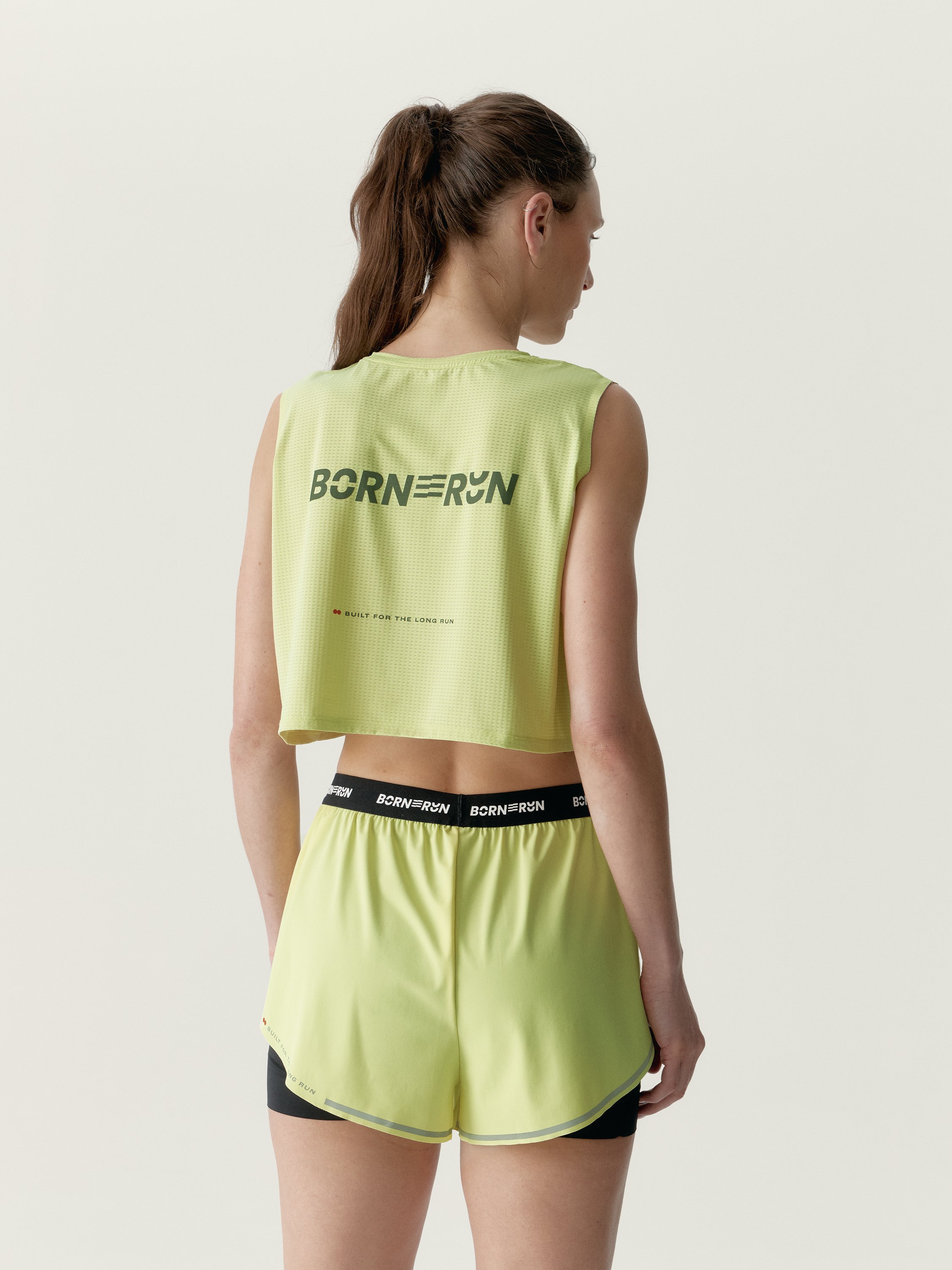 Women's running sports t-shirt by NYX Performance BORN Yellow