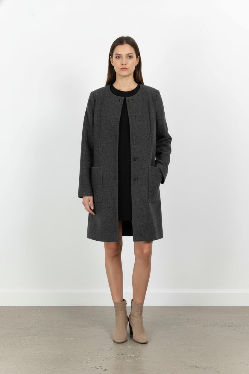Long coat TARA JARMON - Seconde Main Grey