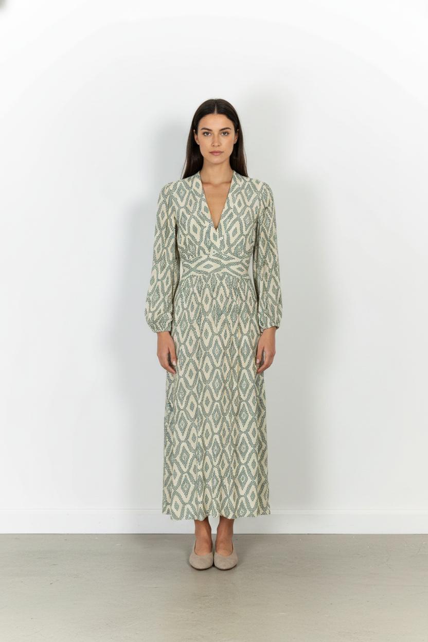 Robe longue STELLA FOREST - SECONDE MAIN Vert