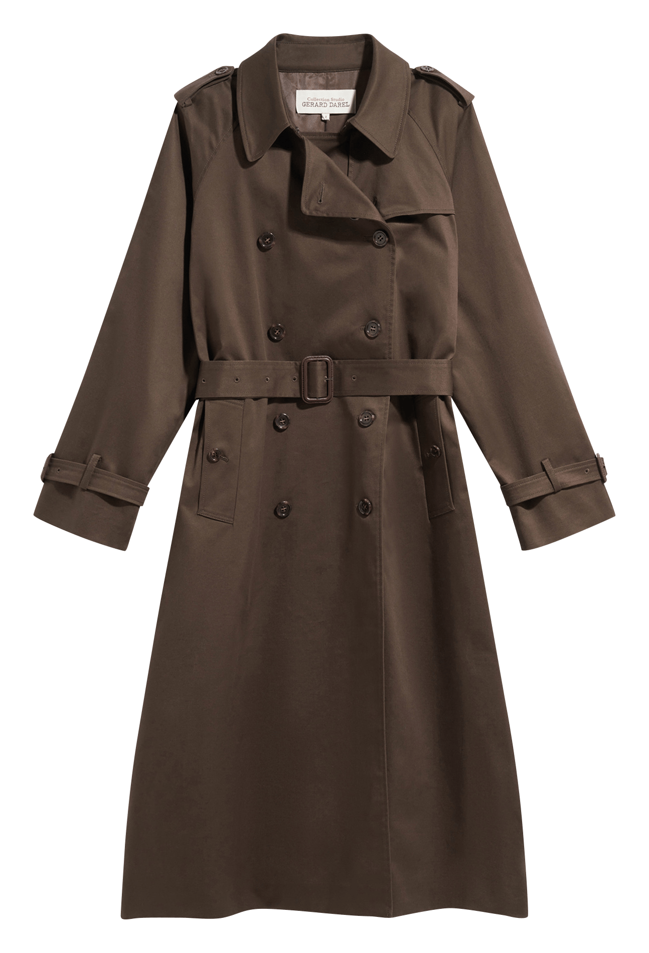 Cotton trench coat GERARD DAREL Brown