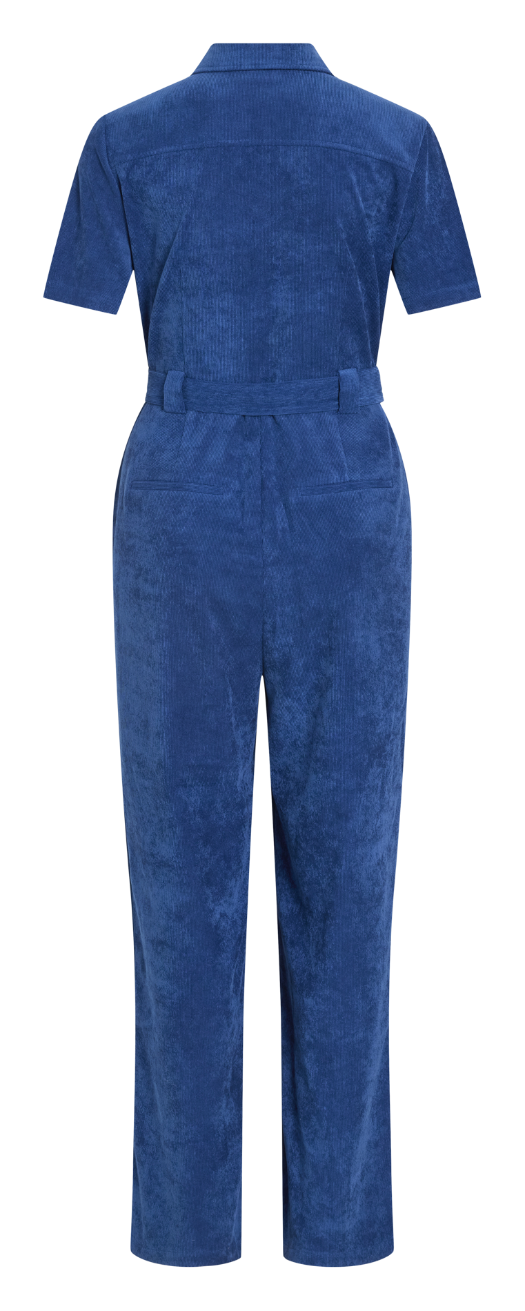Denim-Jumpsuit mit klassischem Kragen VILA Blau