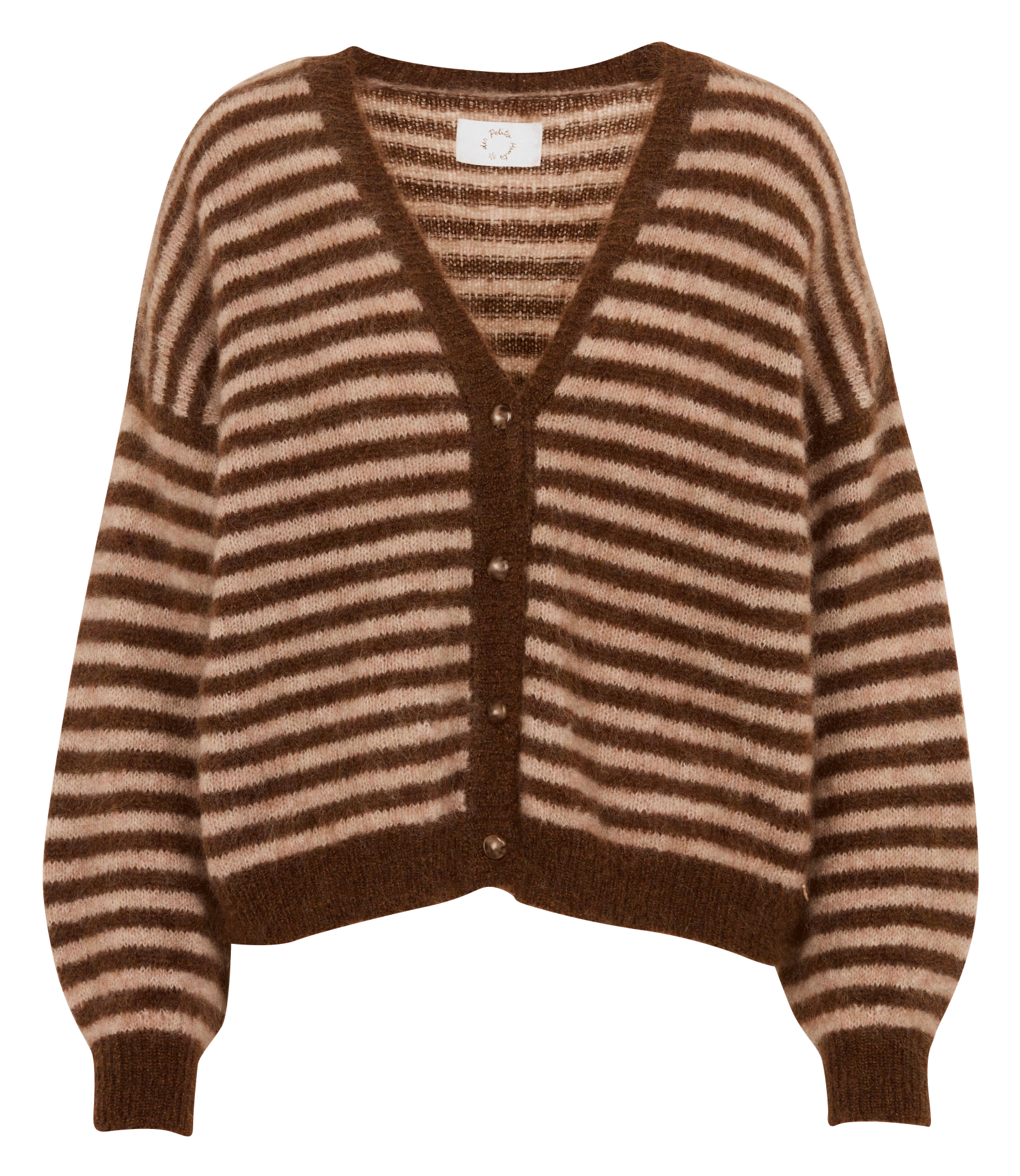 Vest met V-hals | wolblend DES PETITS HAUTS Veelkleurig