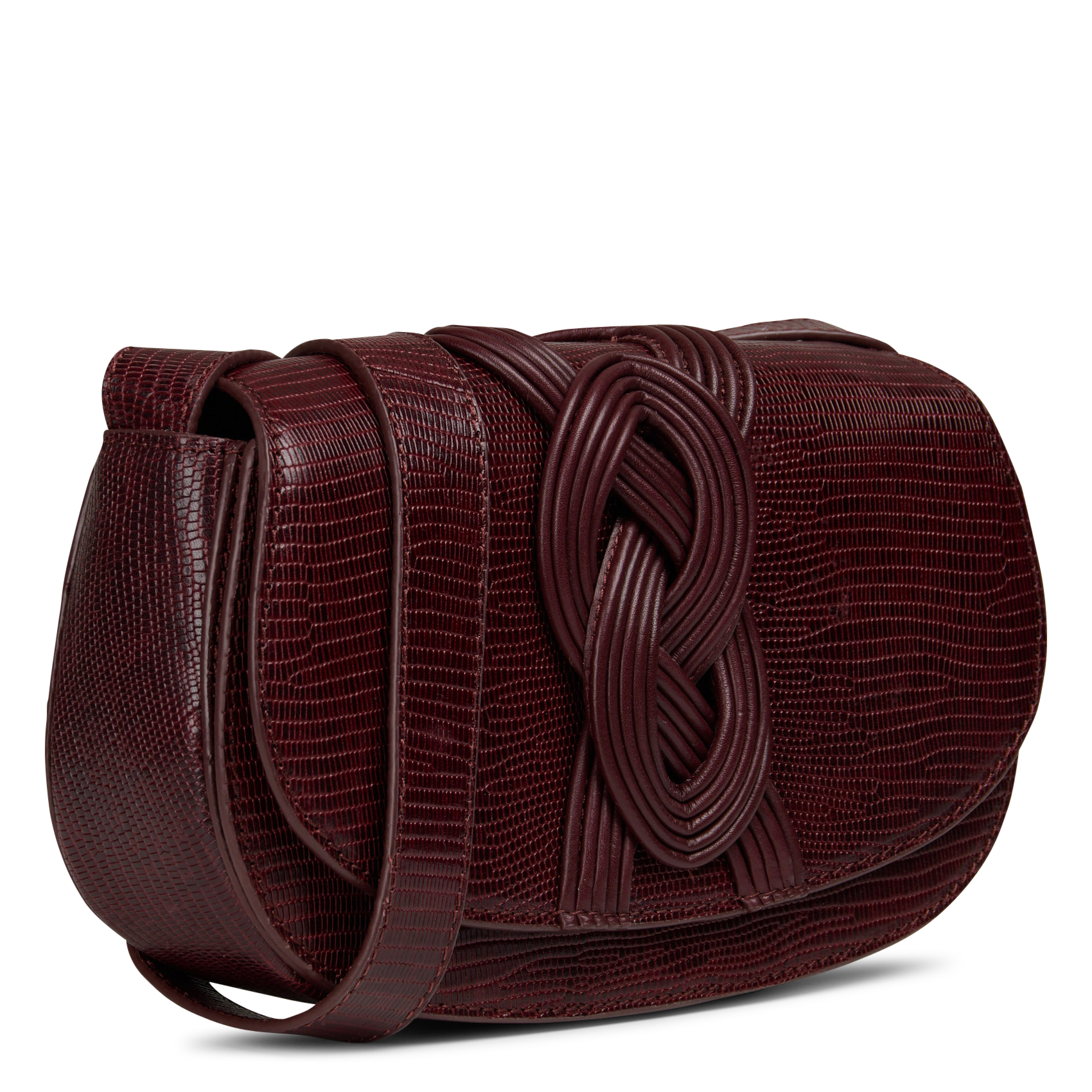 Bolso bandolera de piel MAISON 123 Rojo