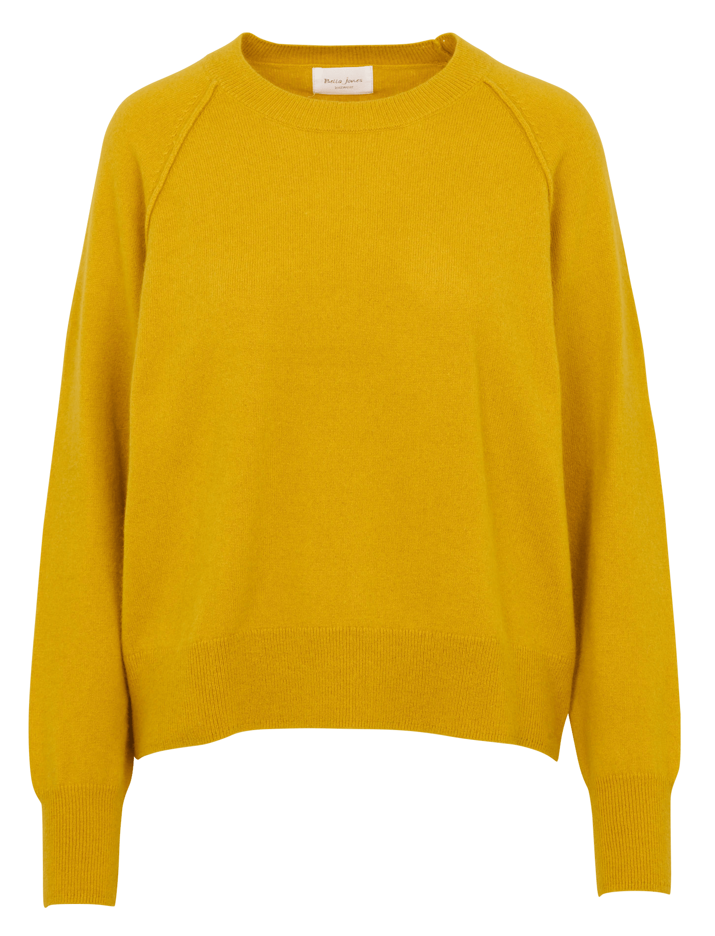 Maglione scollo tondo in misto lana BELLA JONES Giallo