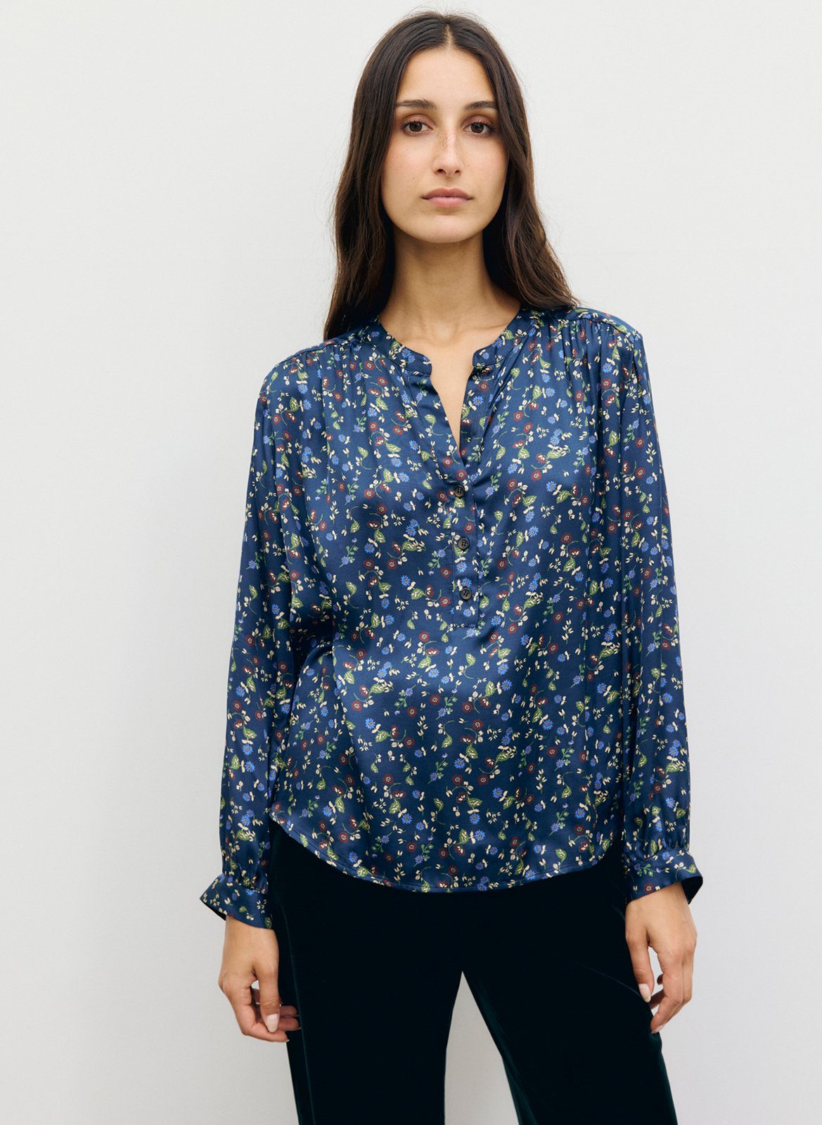 Henley blouse GERARD DAREL Blue