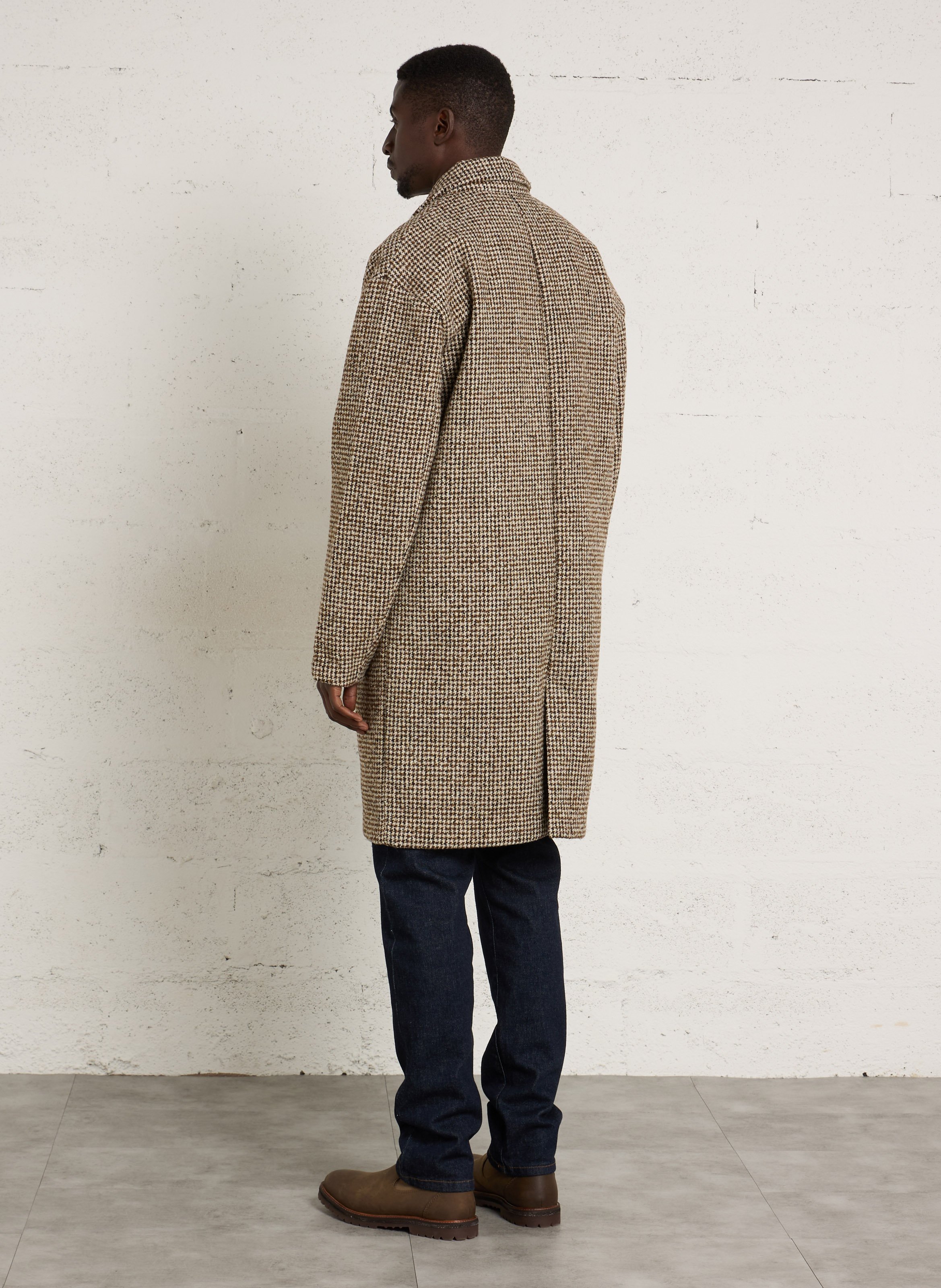 Gerade geschnittener Mantel mit klassischem Kragen CASUAL FRIDAY Beige