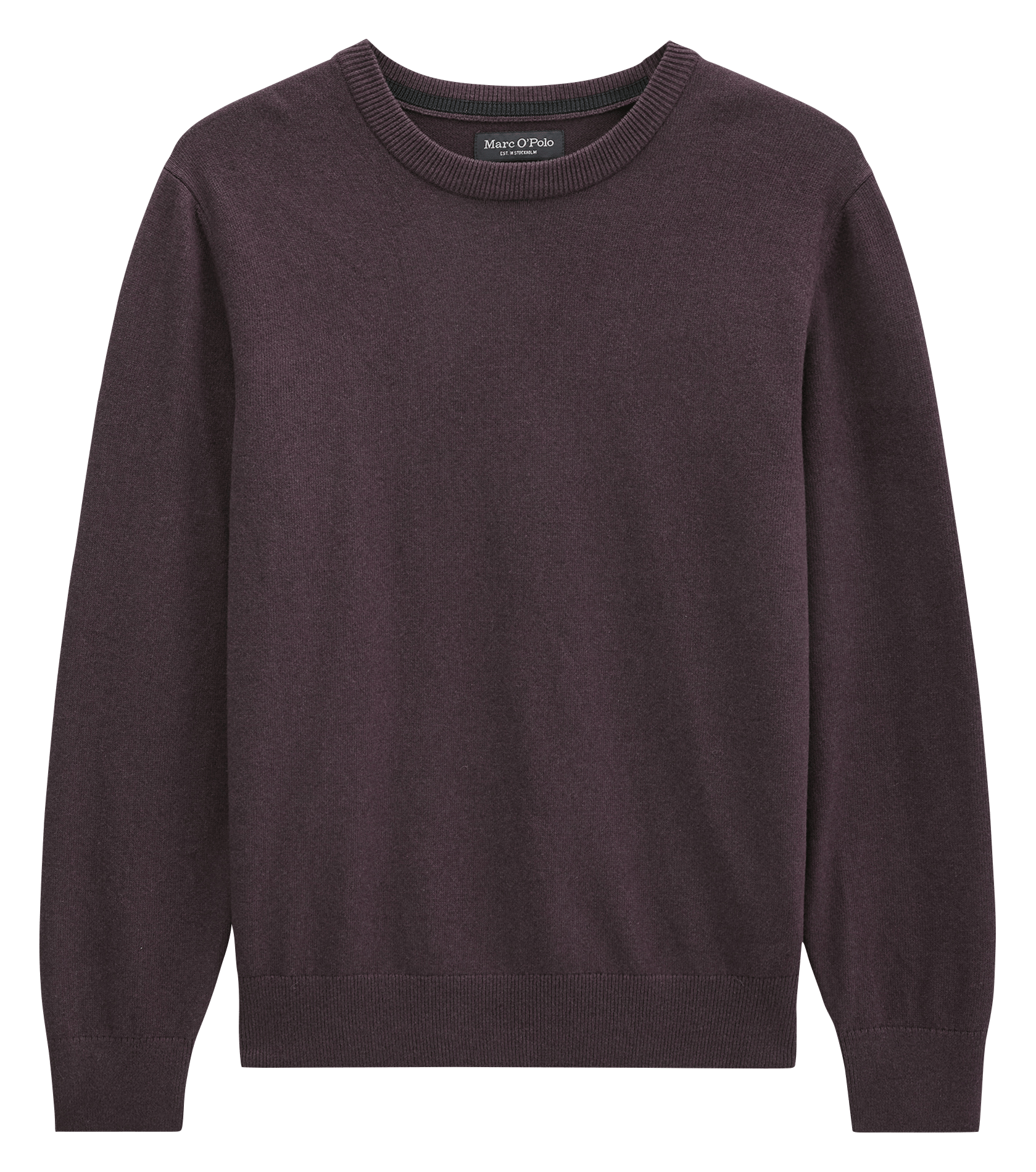 Pull col rond en coton mélangé MARC O'POLO Violet