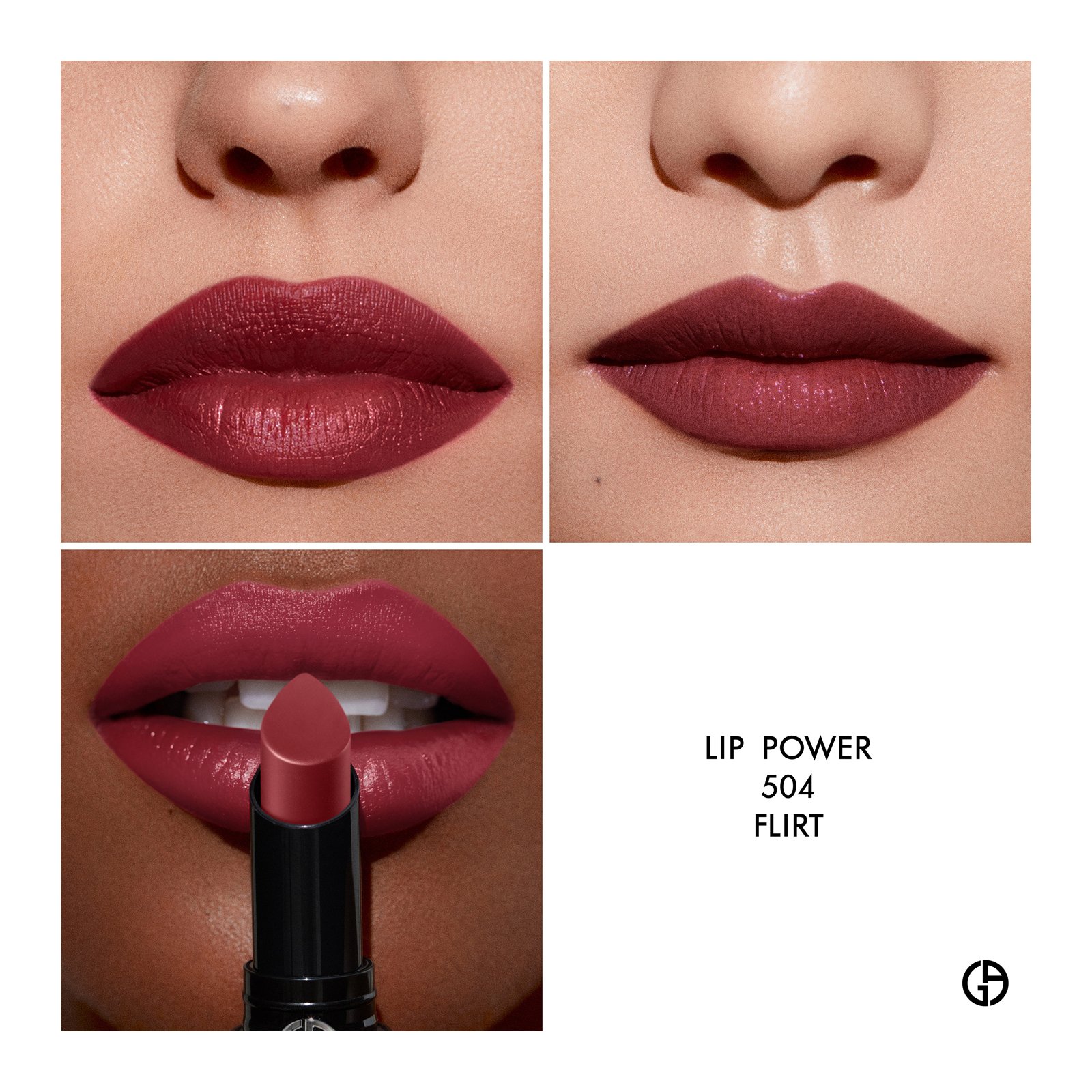Lip Power - Lippenstift ARMANI 504 flirt