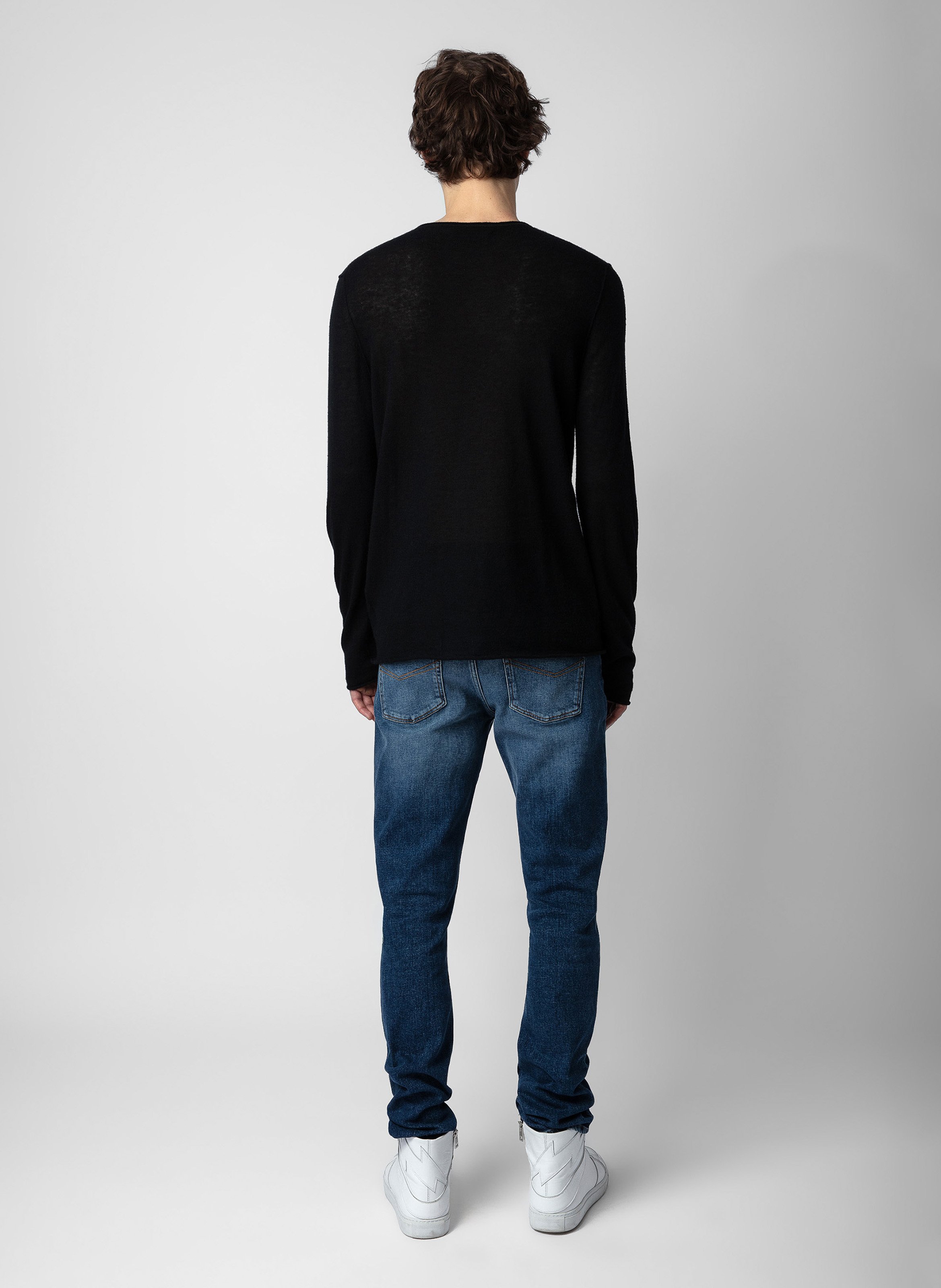 Pull droit en cachemire ZADIG&amp;VOLTAIRE Bleu