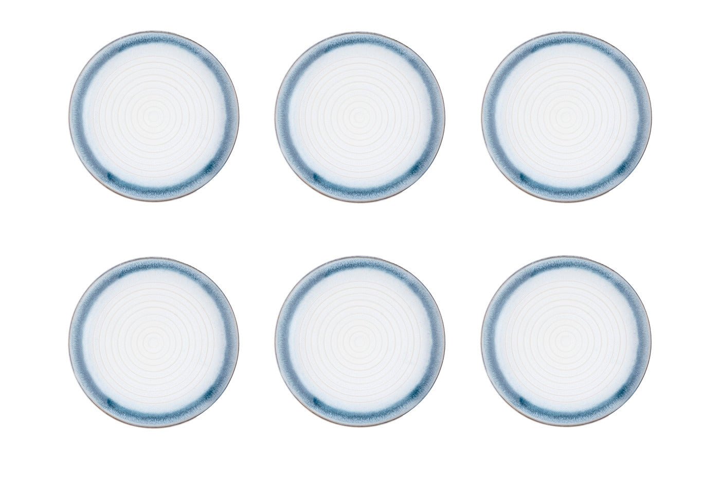 Cosmos plate ø21.5cm - 6 pieces - azure BJORN Blue