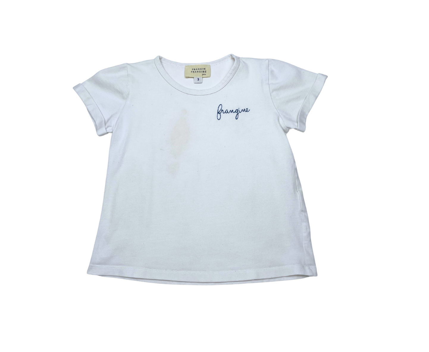 White Kids T-shirt - 3 years FRANGIN FRANGINE - Seconde Main White