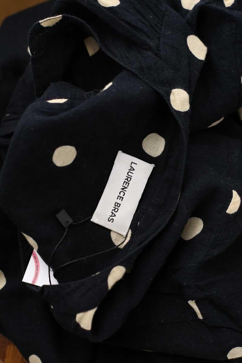 Cotton blouse LAURENCE BRAS - Seconde Main Black