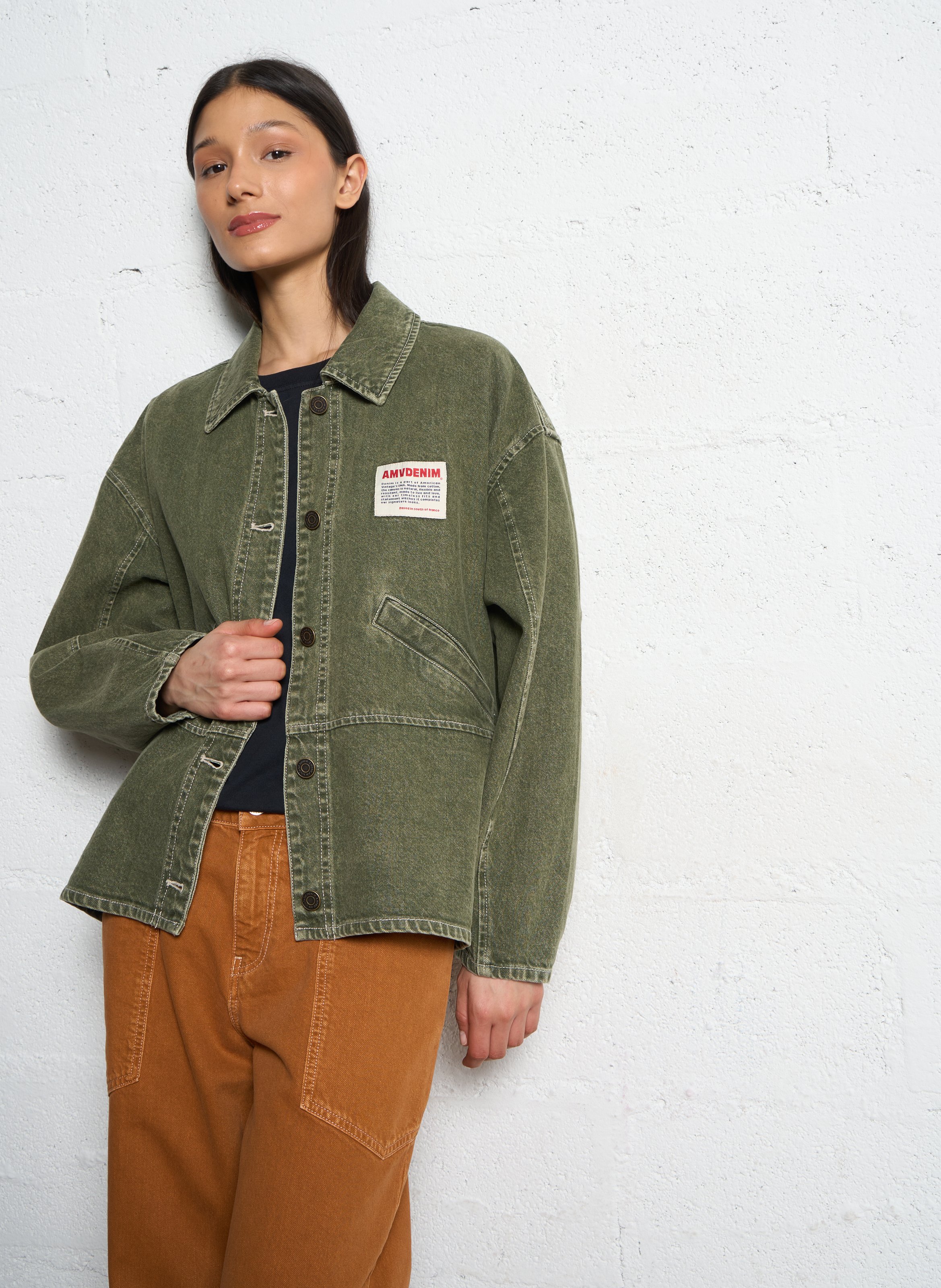 Denim jacket AMERICAN VINTAGE Green