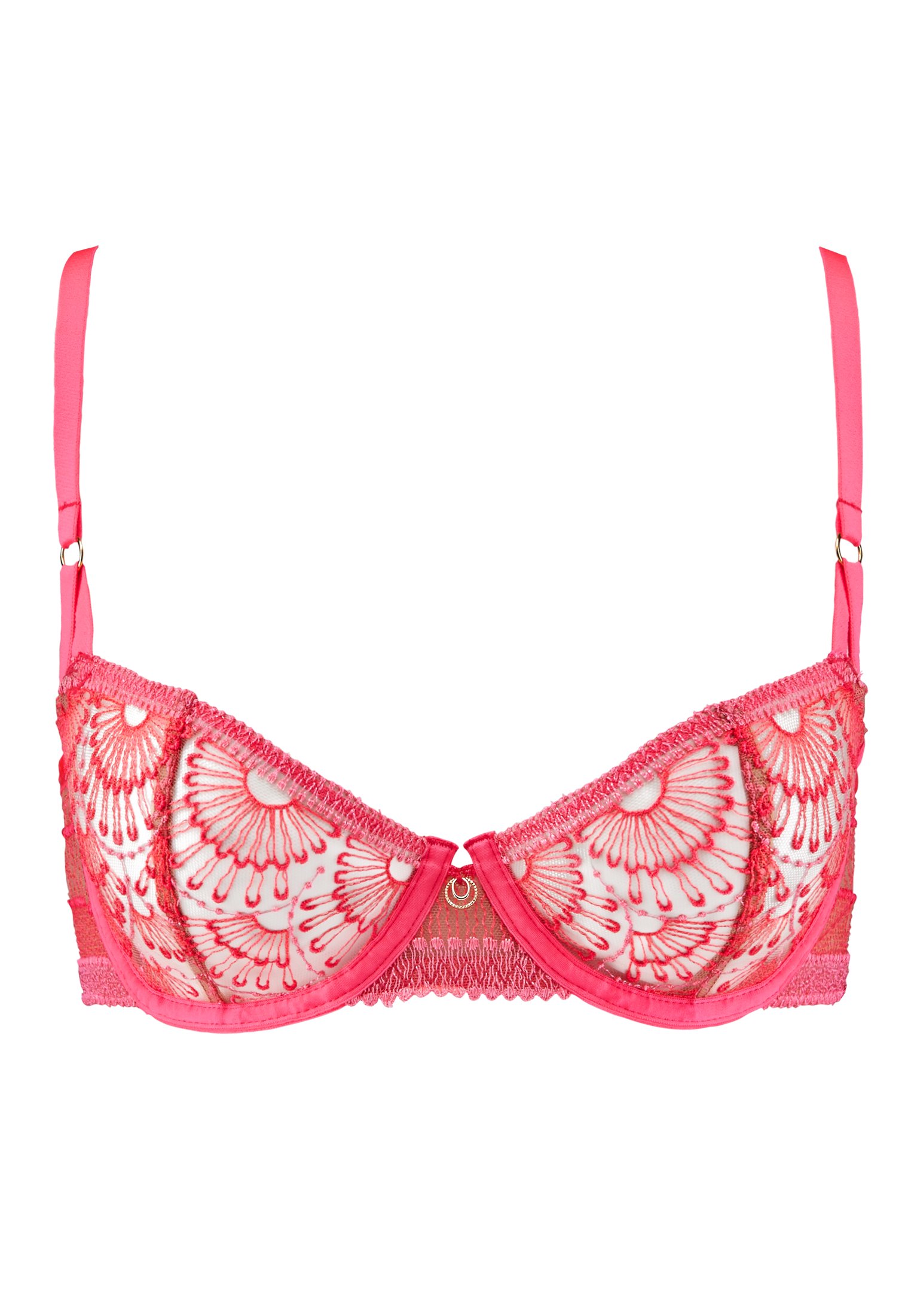 Underwired demi-cup bra AUBADE Pink