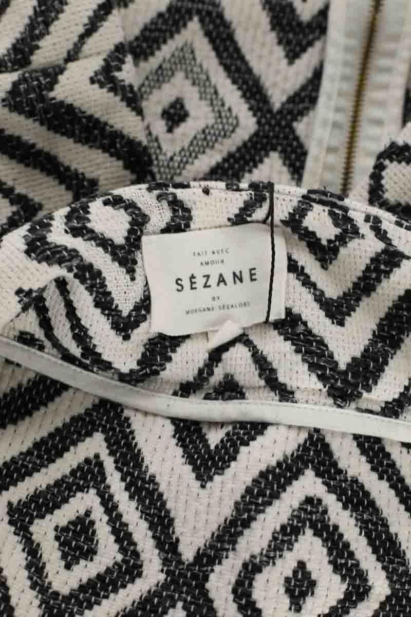 Cotton mini skirt SEZANE - Seconde main White
