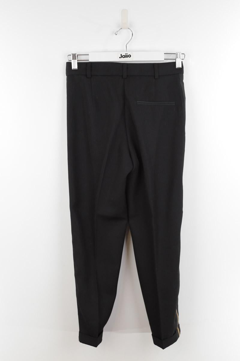 Bandol straight woollen trousers TARA JARMON - Seconde Main Black