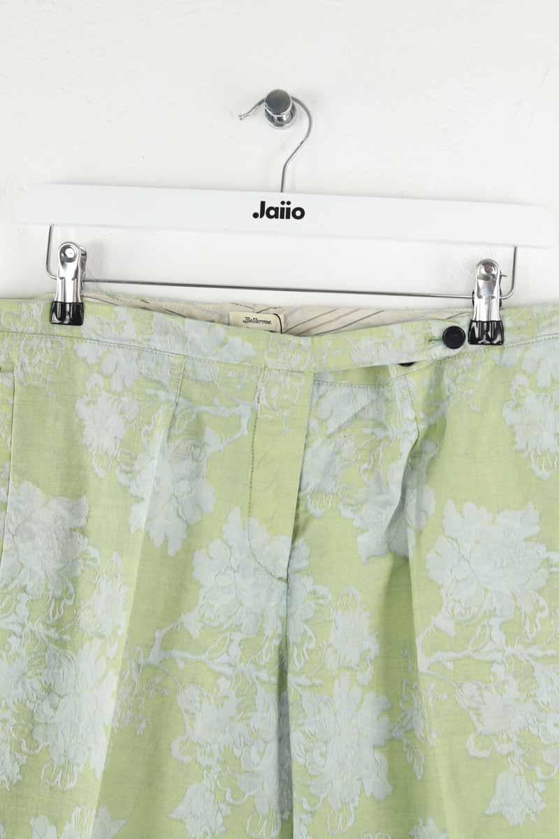 Slim-fit cotton cargo pants BELLEROSE - Seconde Main Green