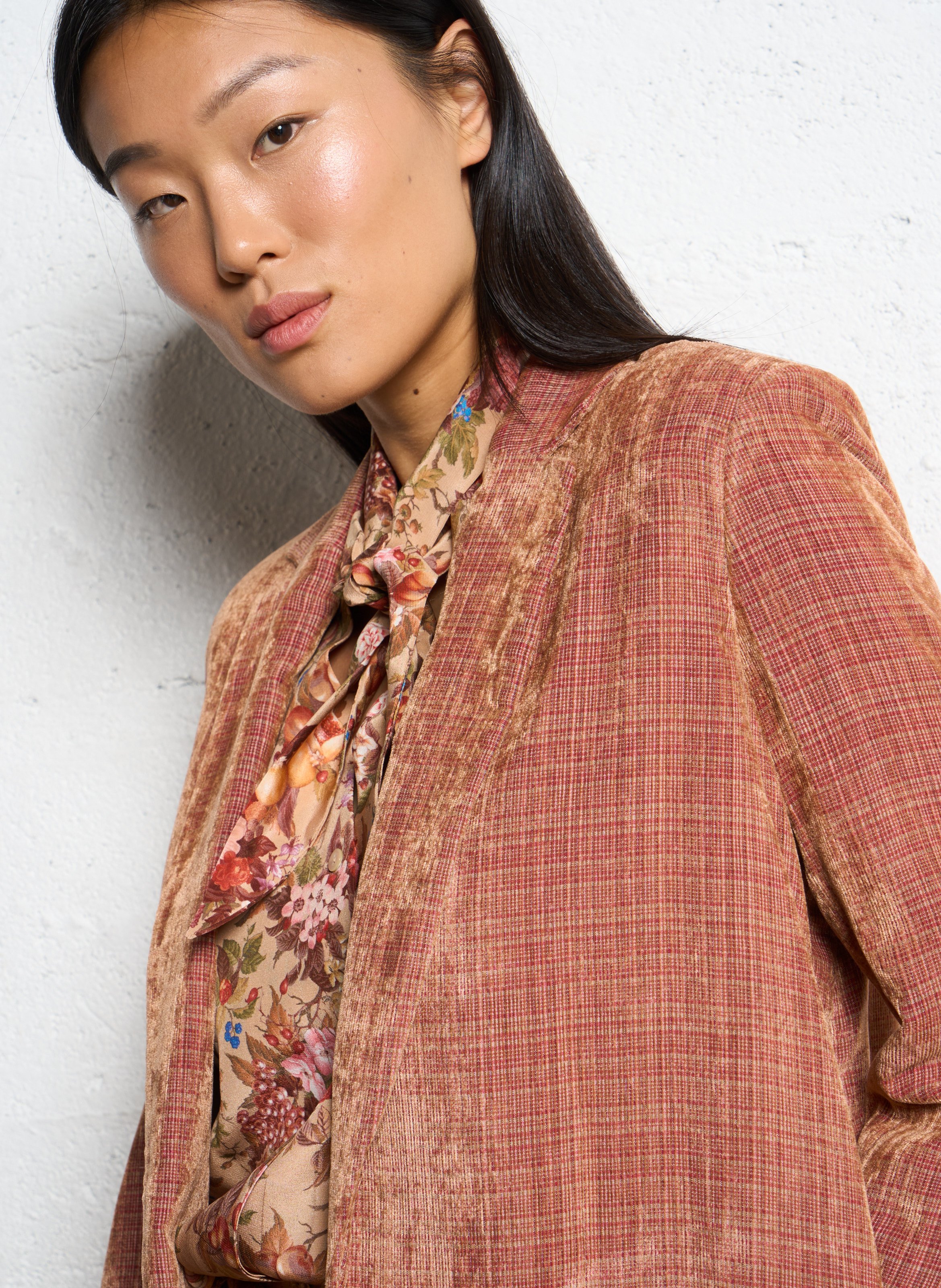 Veste col tailleur  MOMONI Rose