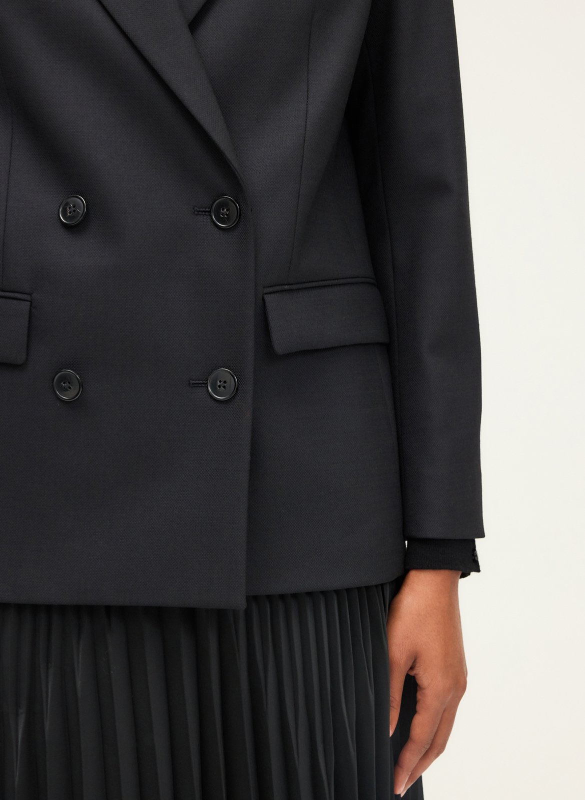 Wool-blend blazer PABLO Black